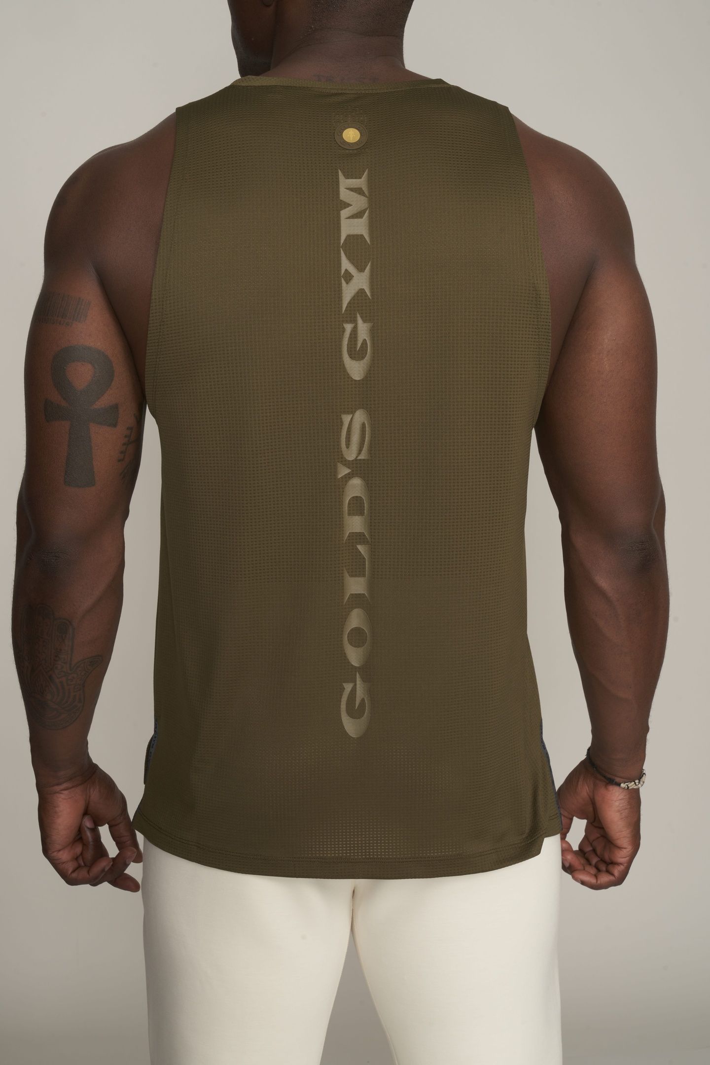 MENS TANKTOP - PIERCE OLIVE 4