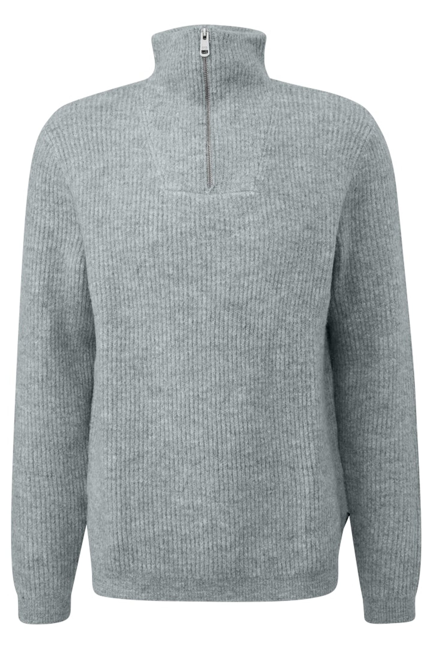 S.OLIVER-QS PULLOVER GREY/BLACK 4