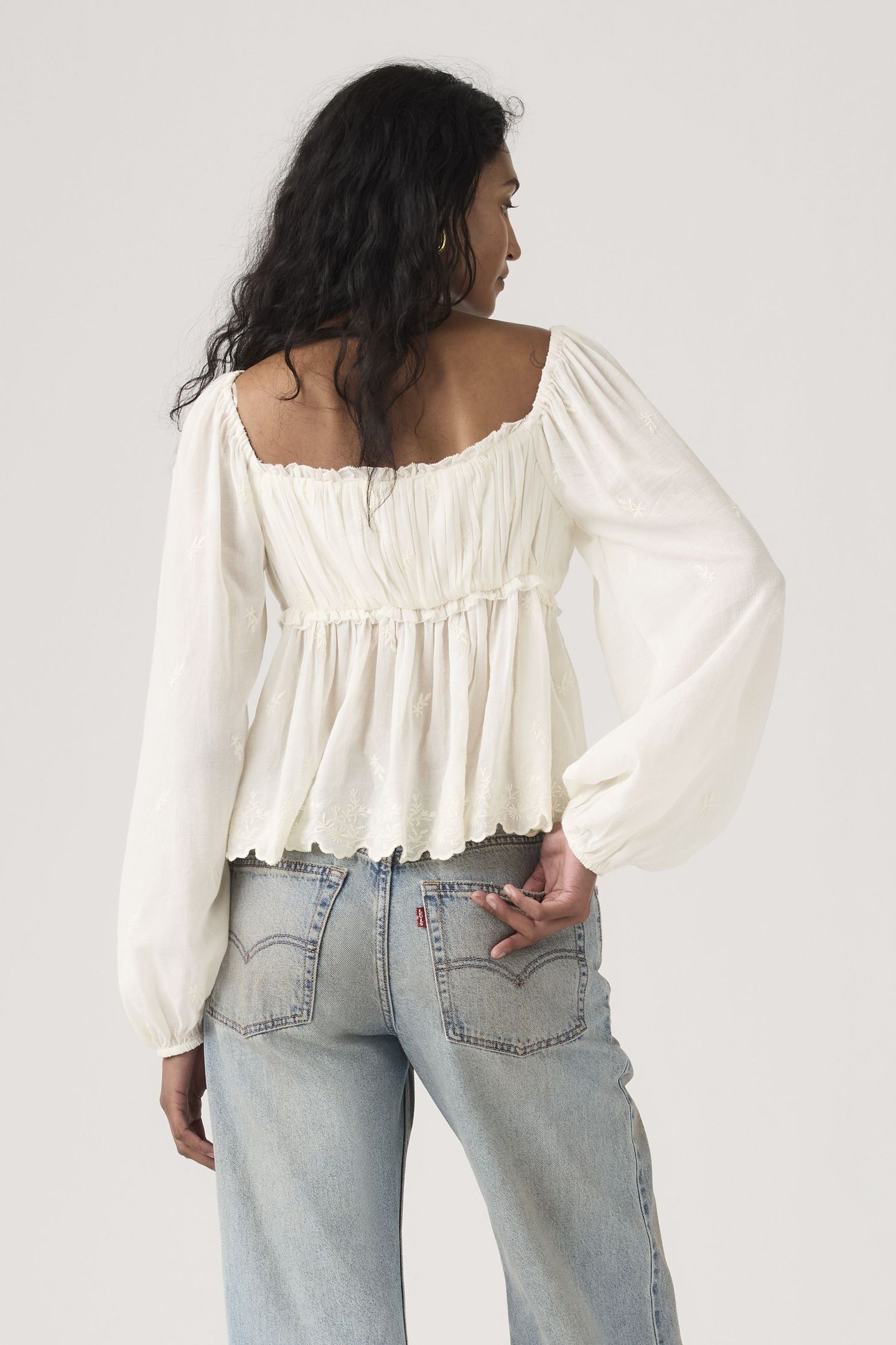 OTTIE LONG SLEEVE BOHO BLOUSE 2