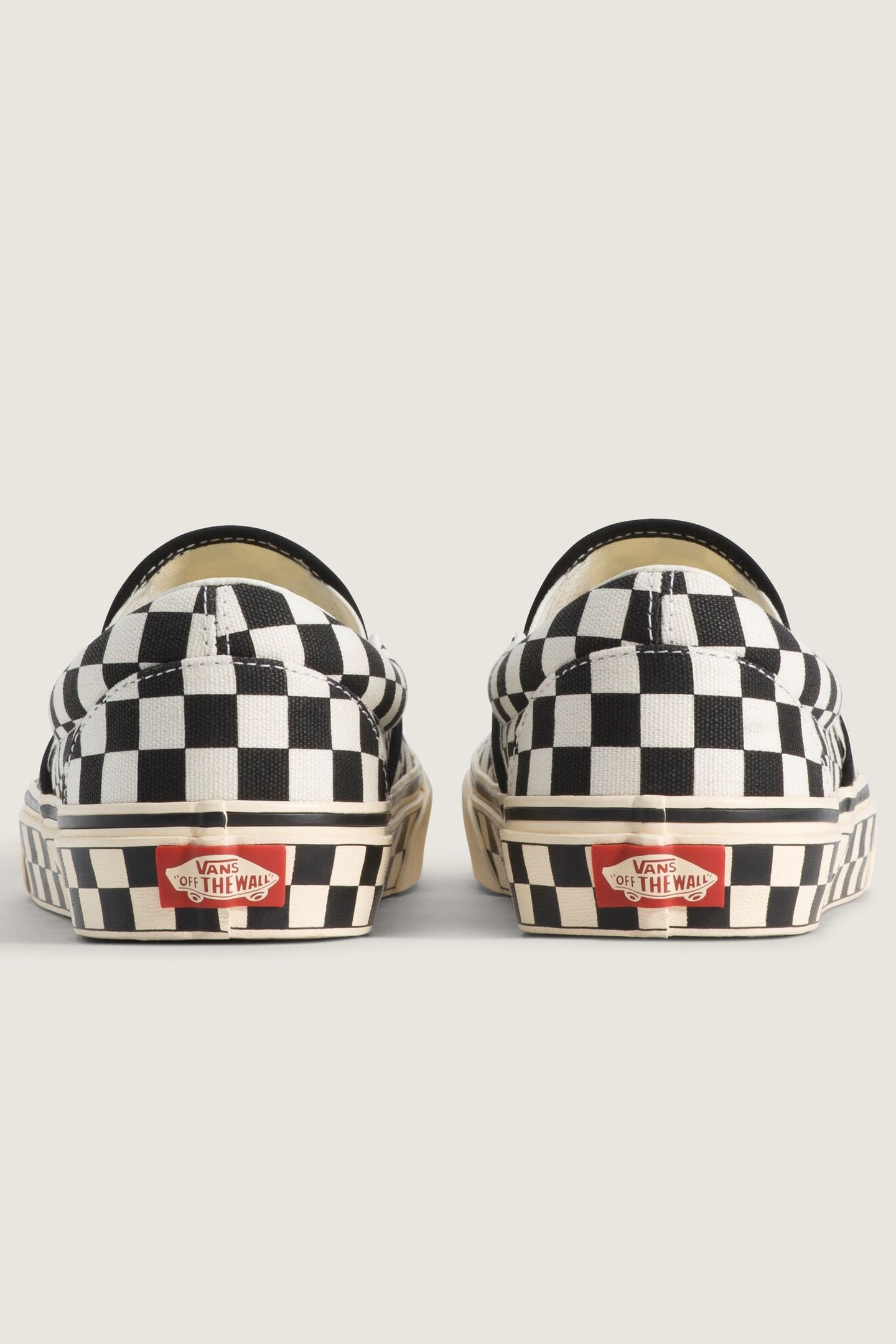 UNISEX CLASSIC SLIP-ON CHECKERBOARD BLACK/MARSHMALLOW 3