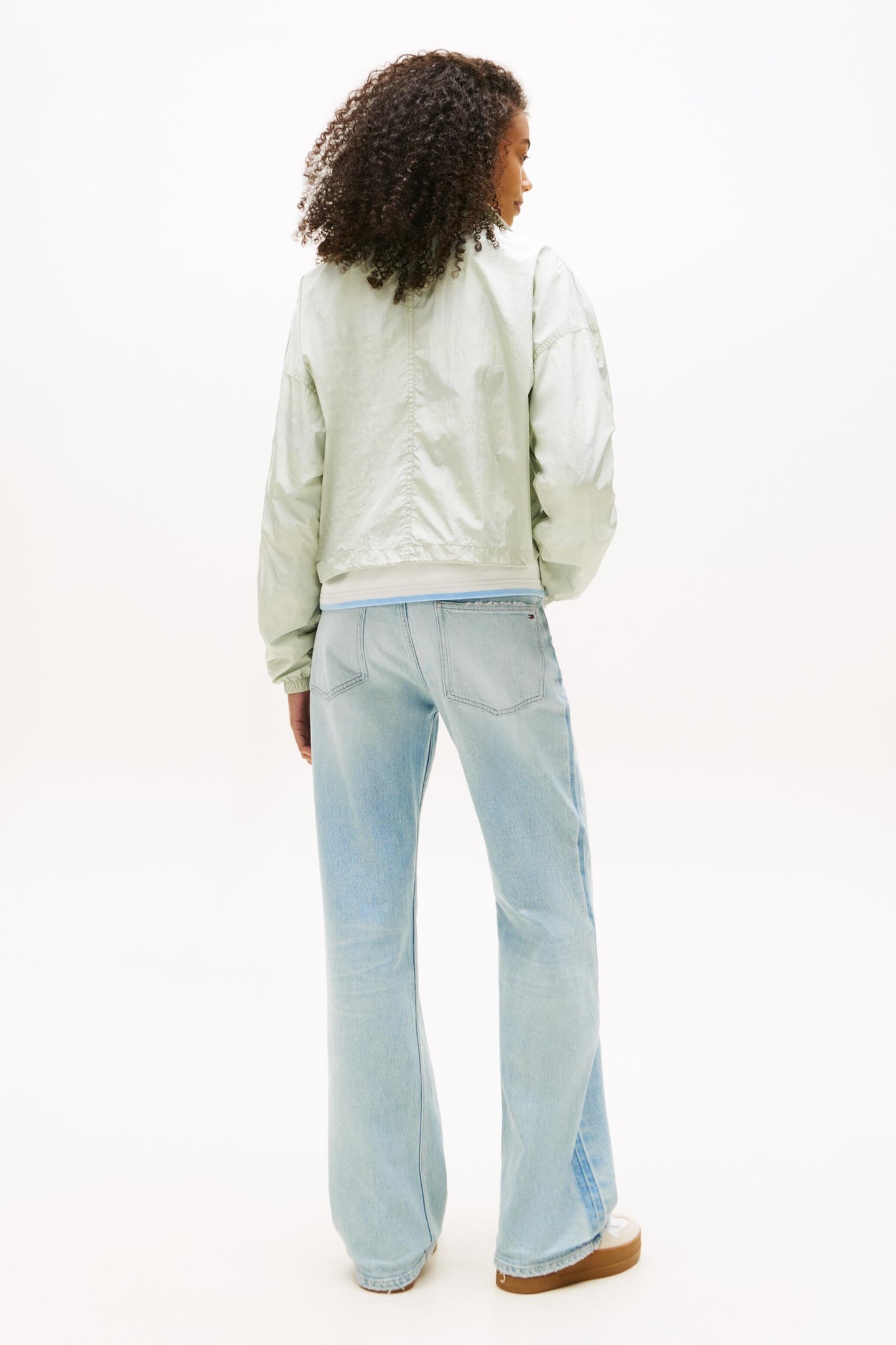 TJW STAND COLLAR WIND JACKET MISTY SAGE 3