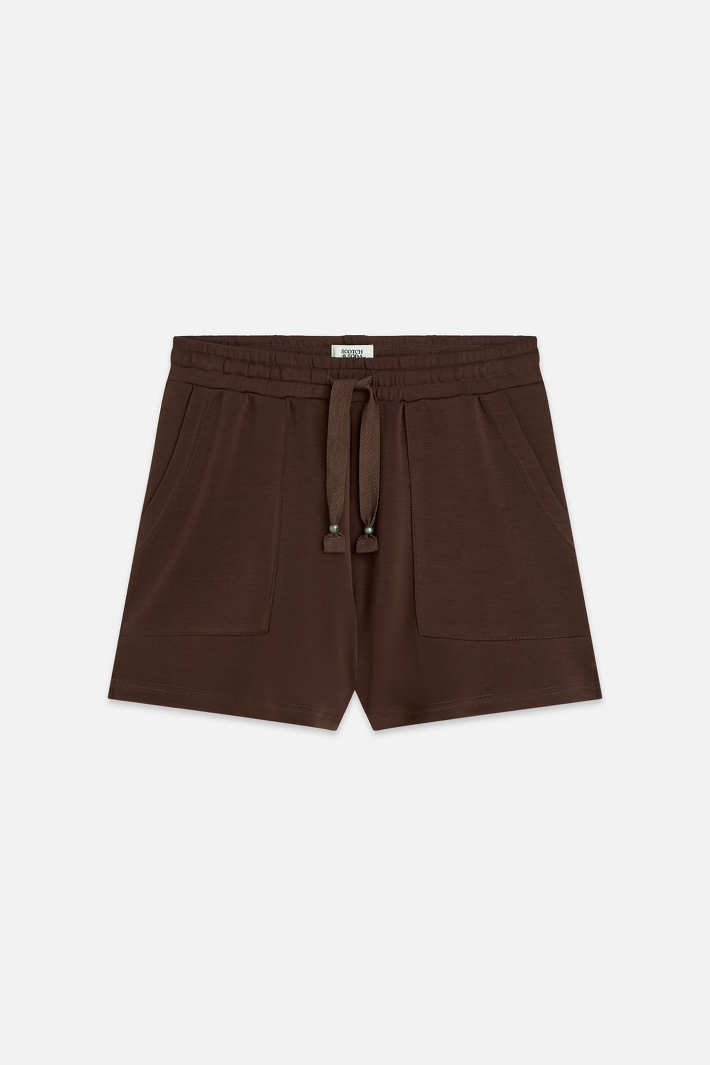 TENCEL SHORTS HOT FUDGE 1