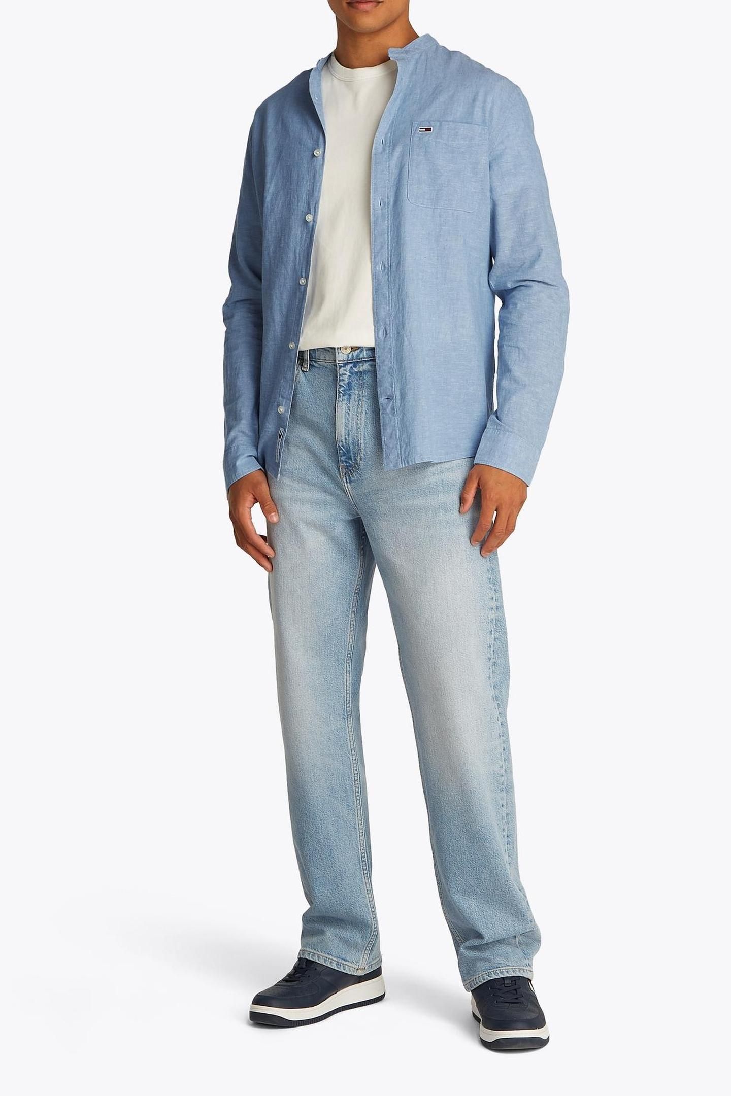 TJM LINEN MIX BAND COLORADO BLUE 2