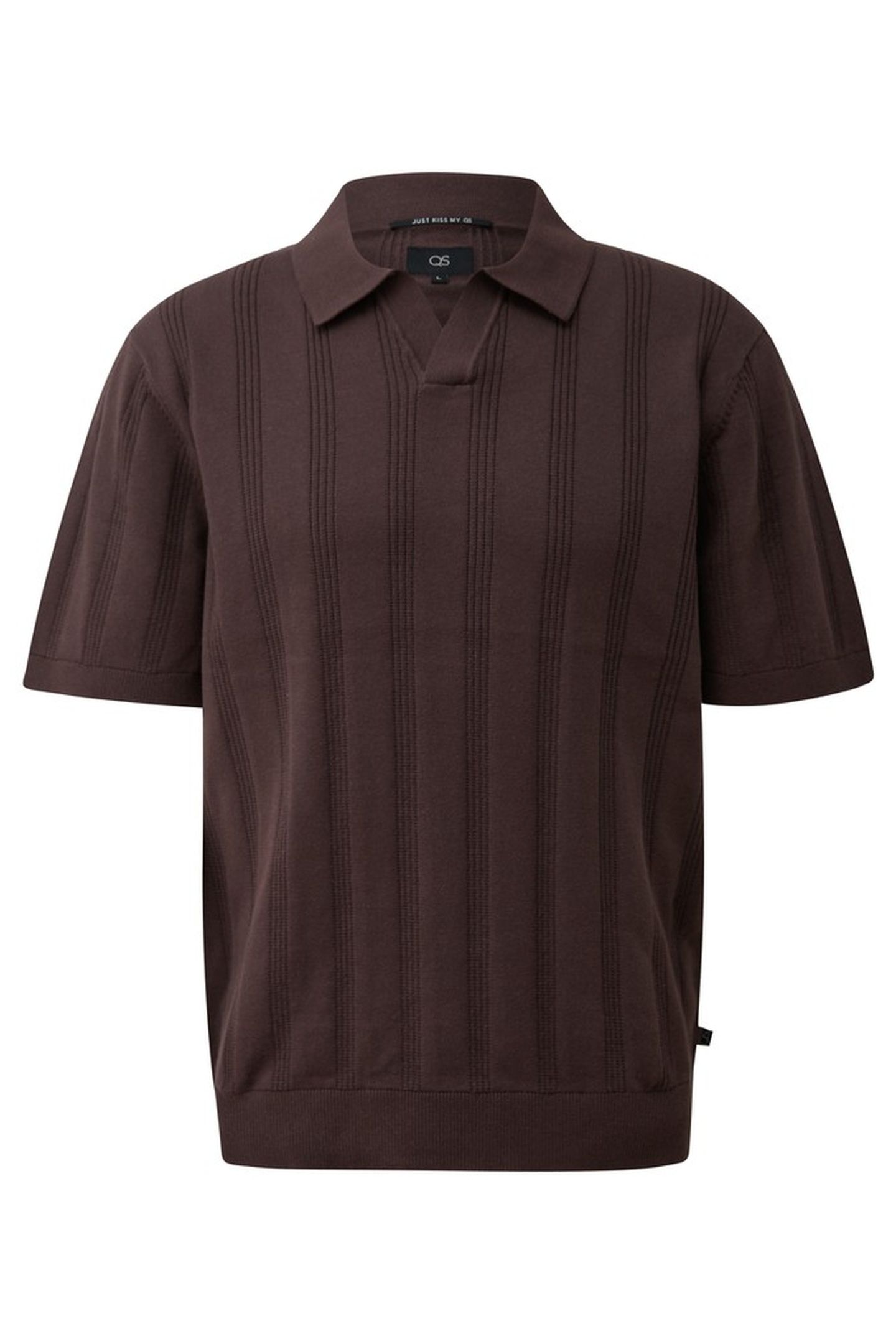 S.OLIVER-QS POLOSHIRTS BROWN 4