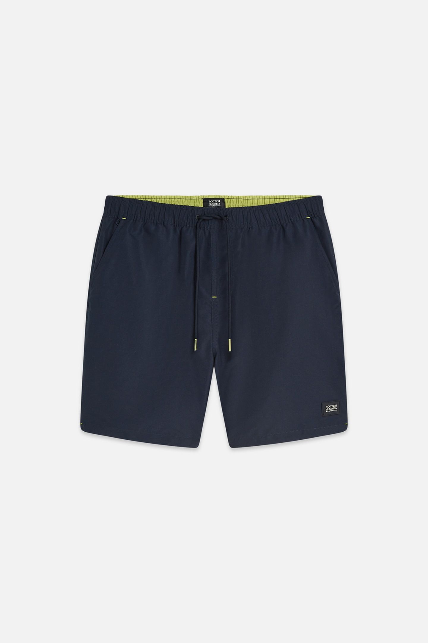 SOLID MIDLENGTH SWIM SHORTS NAVY 1