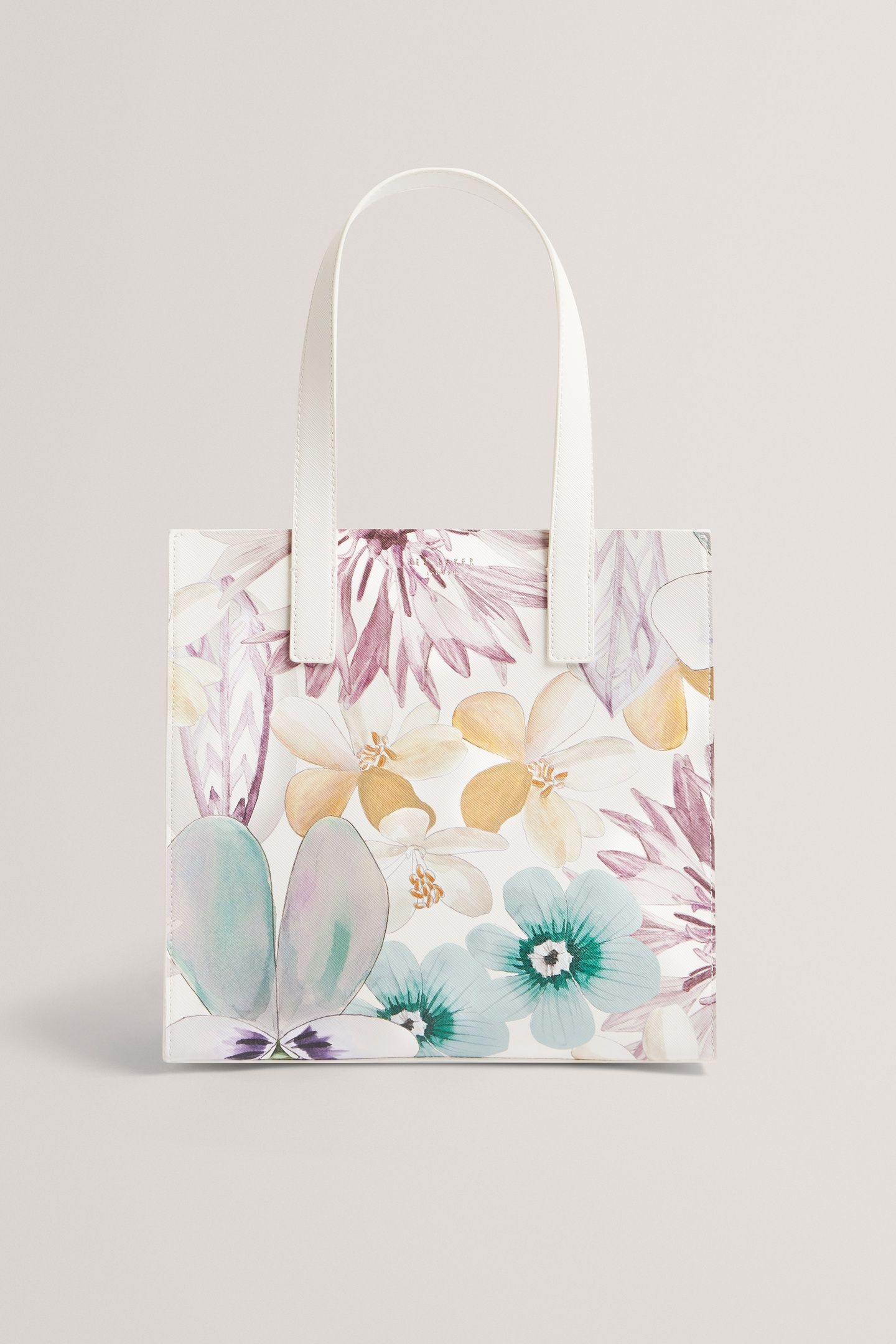 PETAL PRINT SMALL ICON BAG WHITE 1