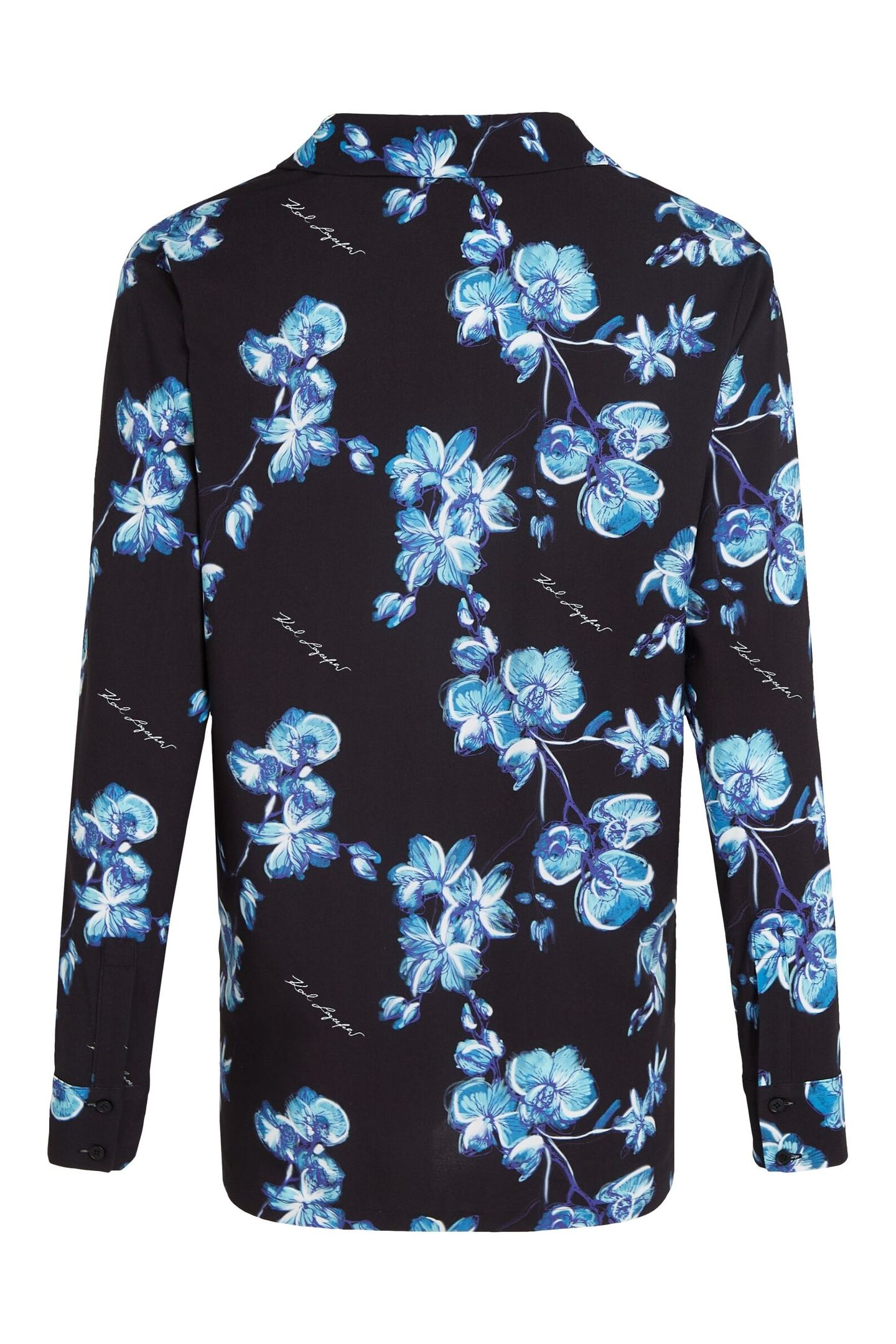 ORCHID FLUID BLOUSE BLUE ORCHID PRINT 2