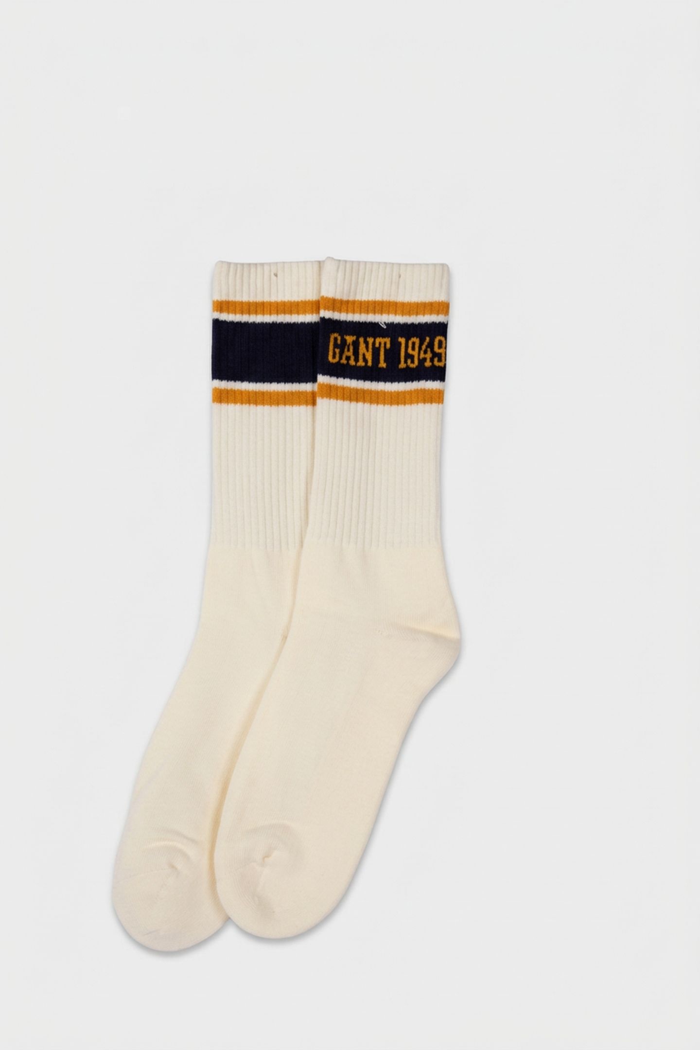LOGO STRIPE SPORT SOCKS CREAM 3