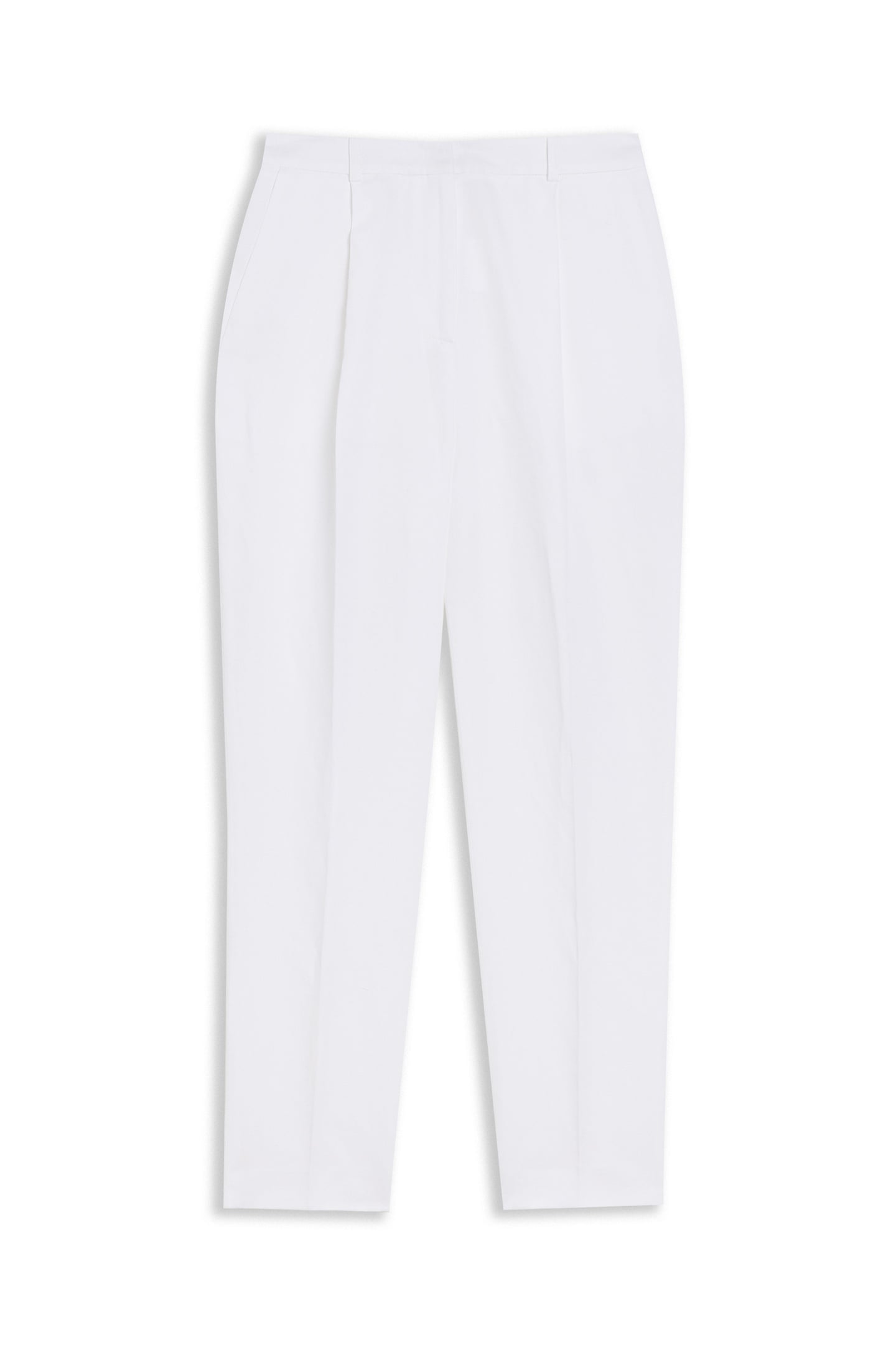 MUSUBT HIGH RISE TAILORED TROUSERS WHITE 4