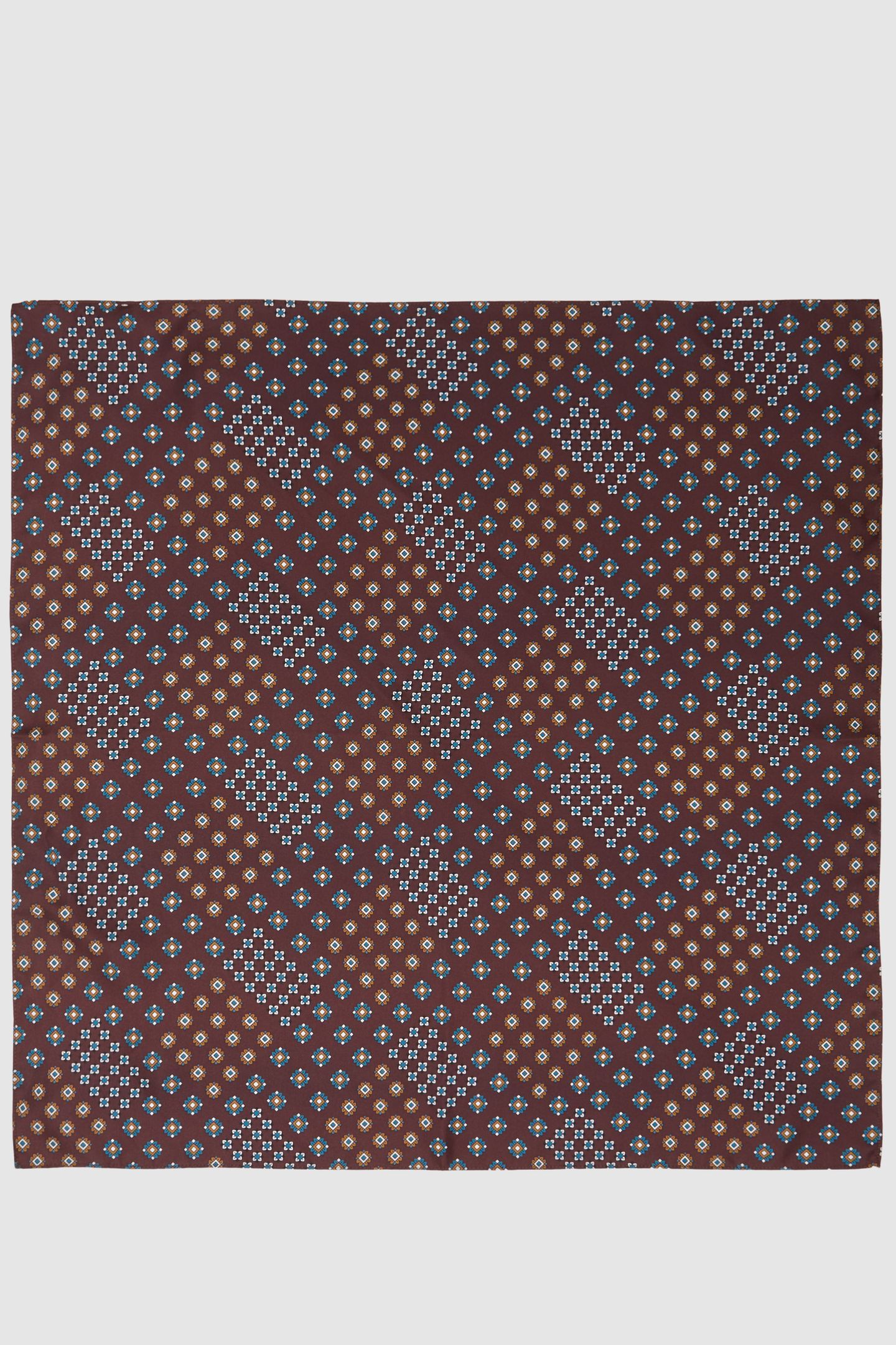 PRINTED NECK TIE BURGUNDY 2