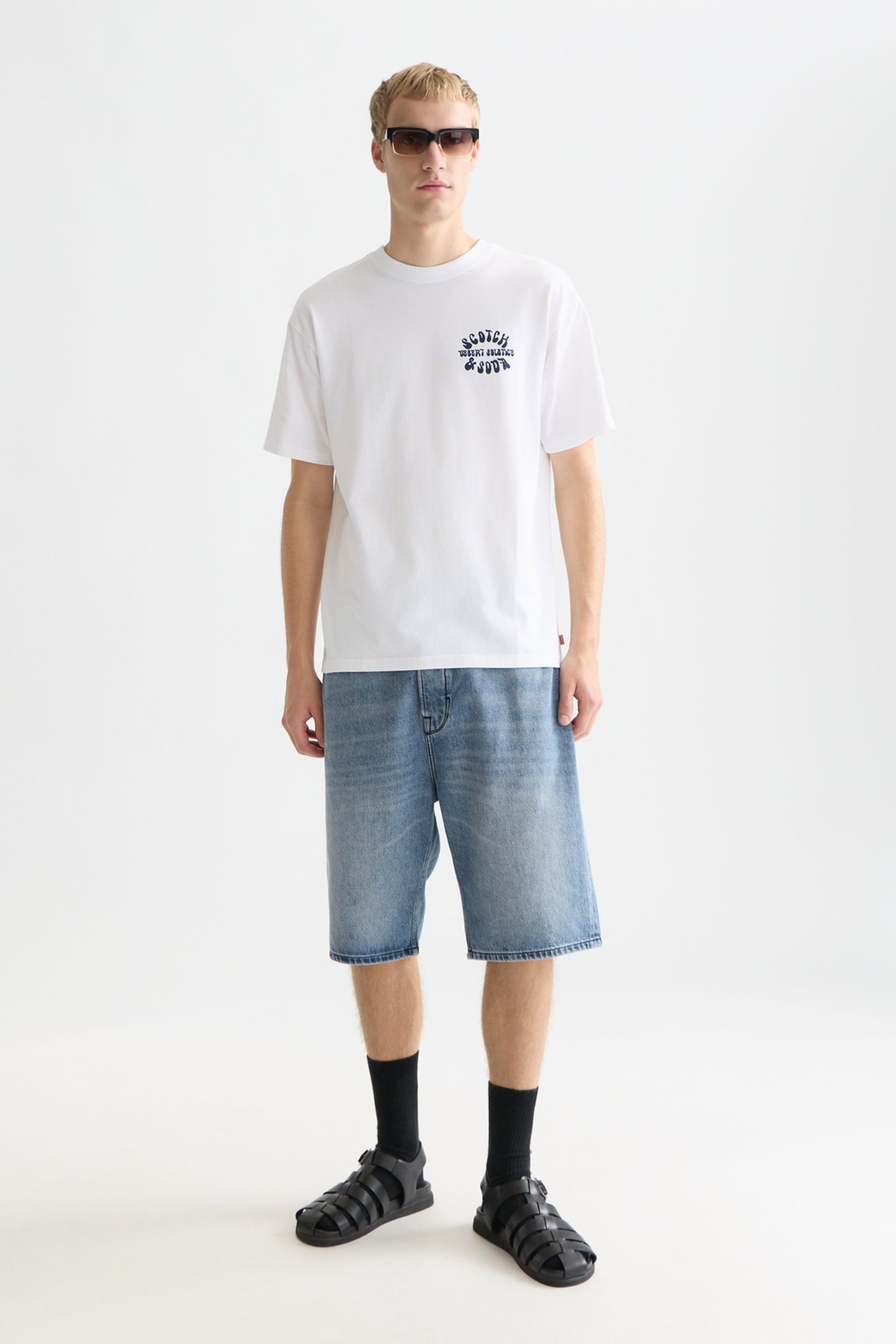 FRONT AND BACK ARTWORK RELAXEDFIT TSHIRT WHITE/PASTEL 3