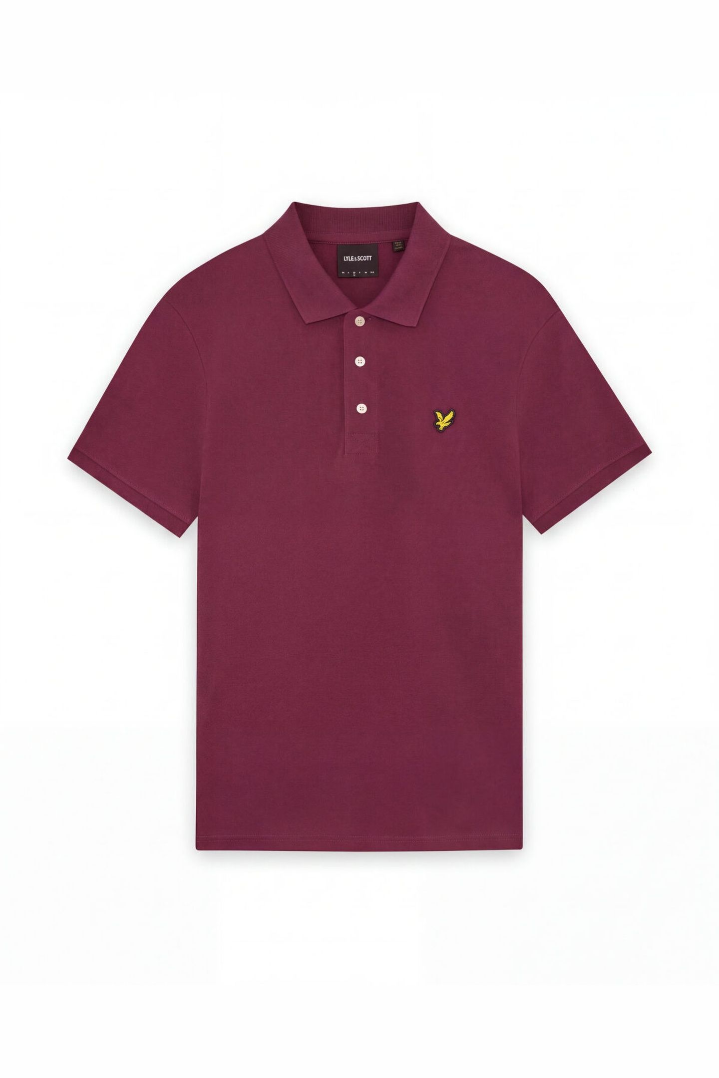 PLAIN POLO SHIRT RICH BURGUNDY 4