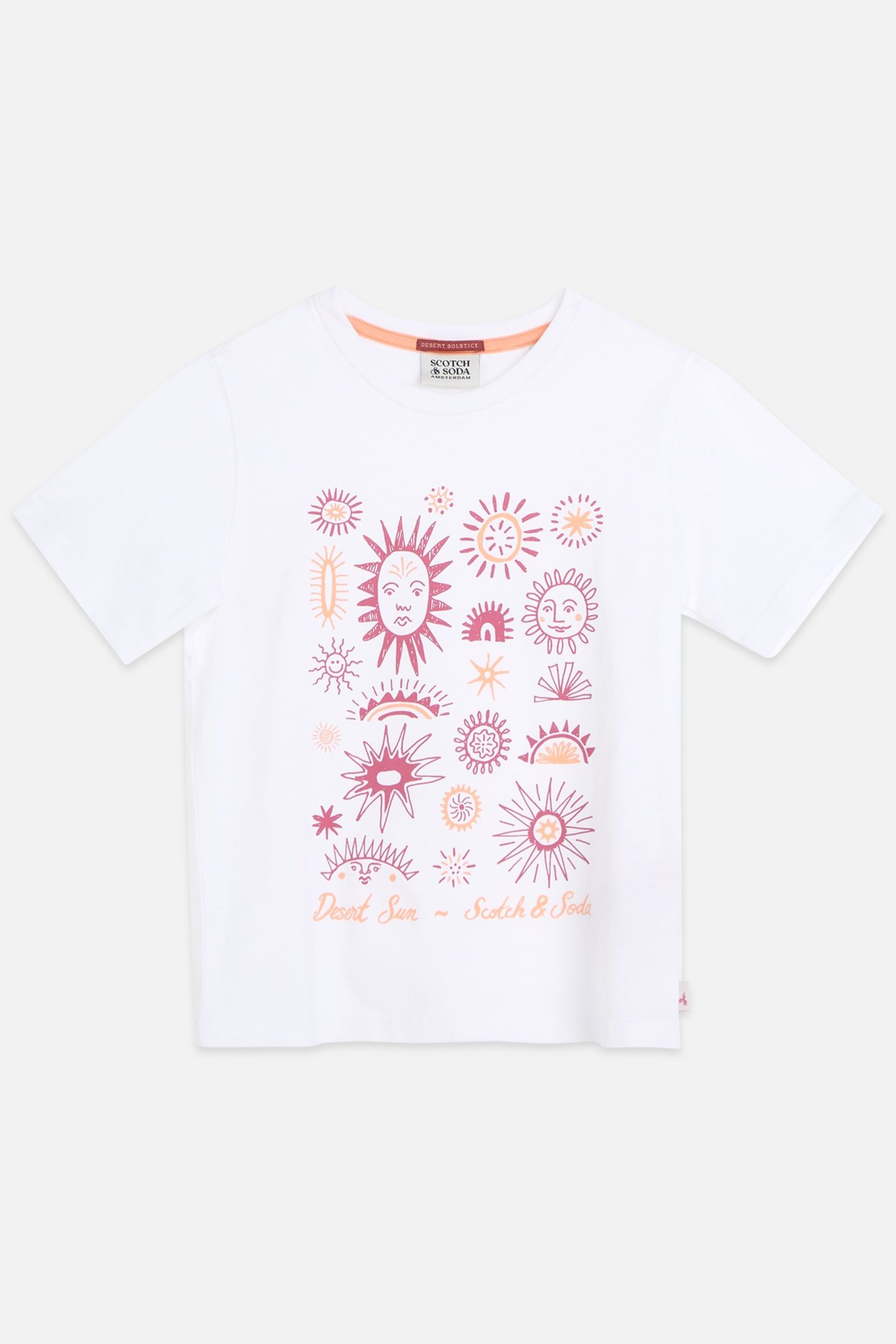 GIRLS FRONT ARTWORK RELAXEDFIT TSHIRT WHITE/PASTEL 1