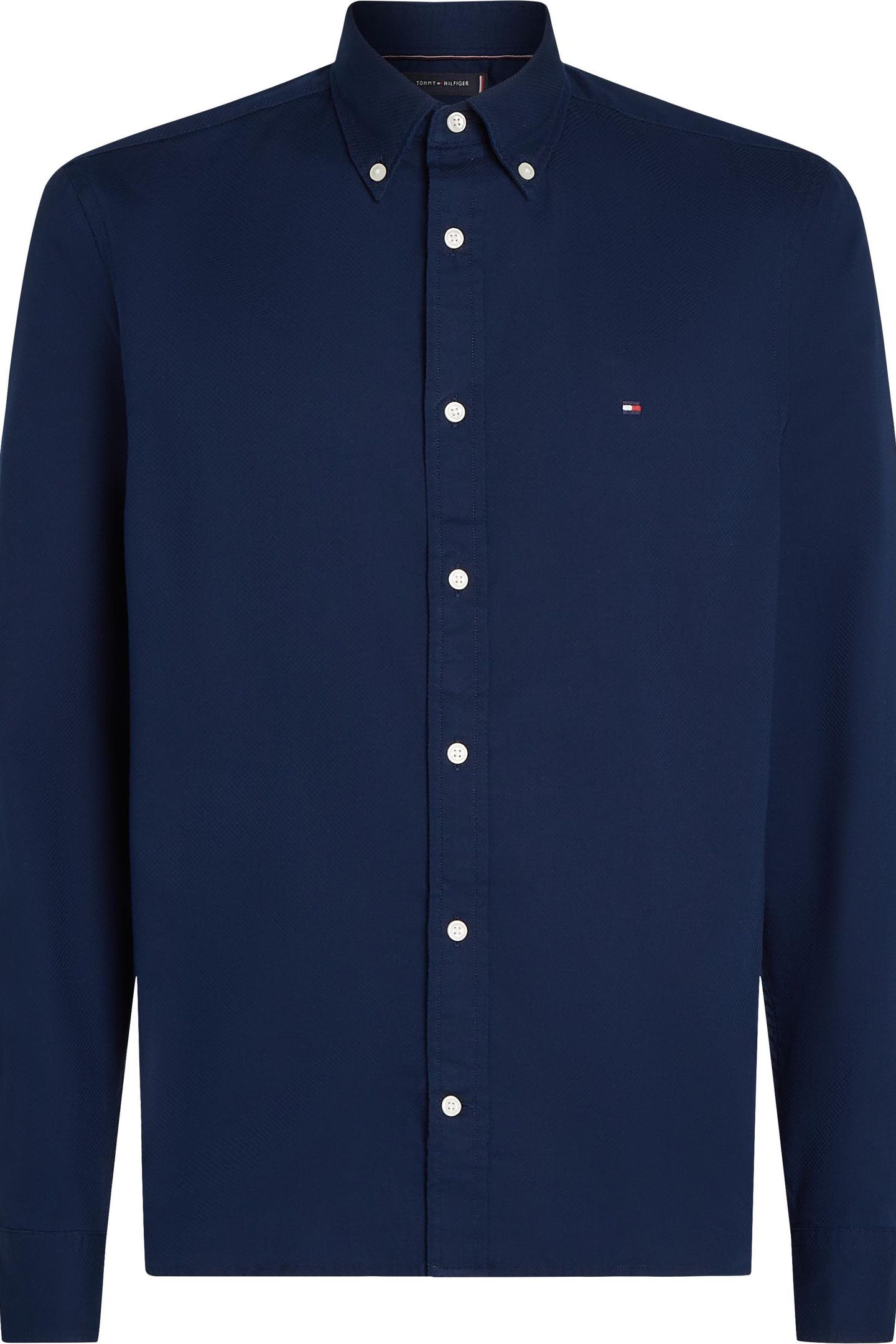 FLEX DOBBY SF SHIRT CARBON NAVY 1