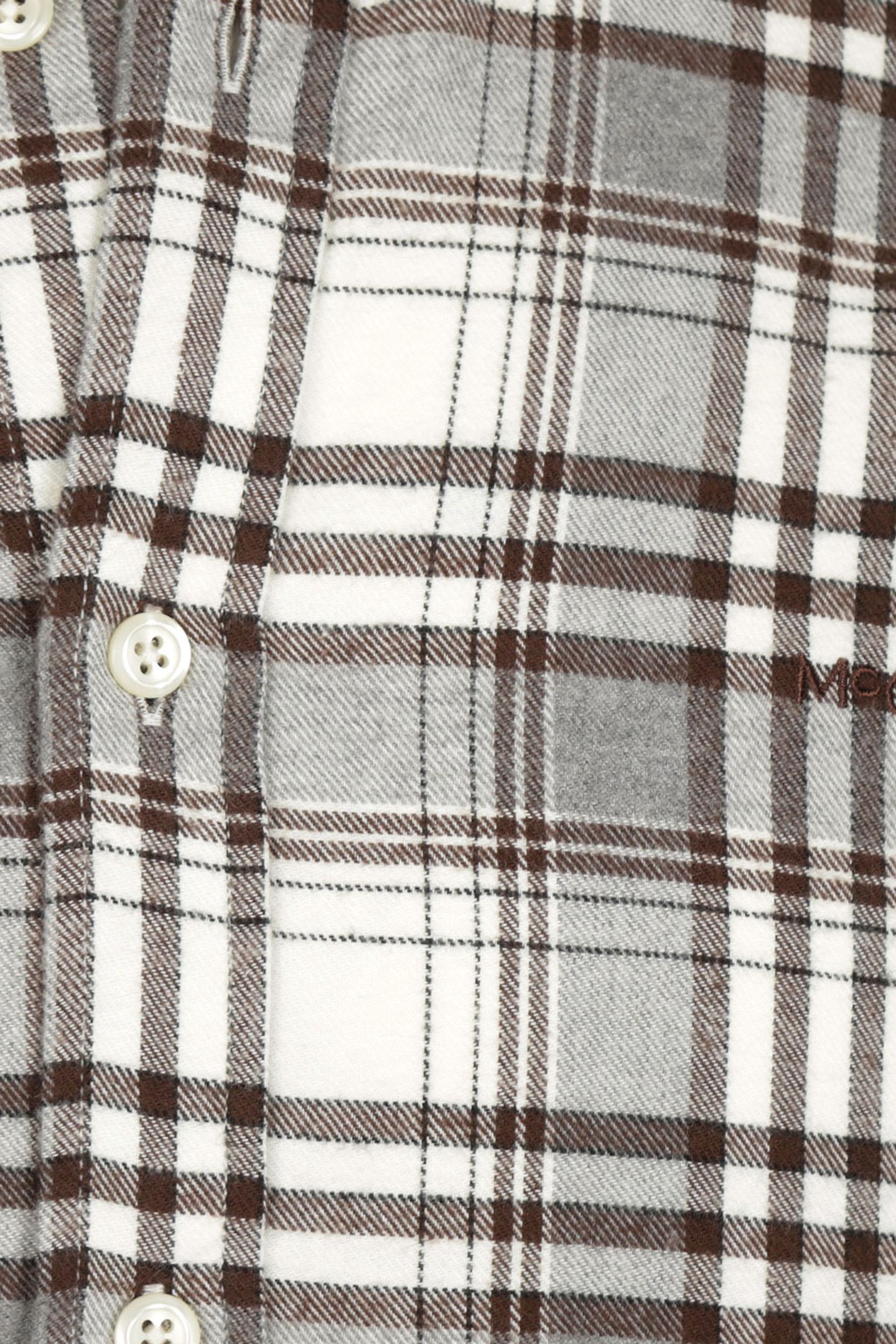 FLANNEL CHECK SHIRT #4 CHOCOLATE BROWN 4