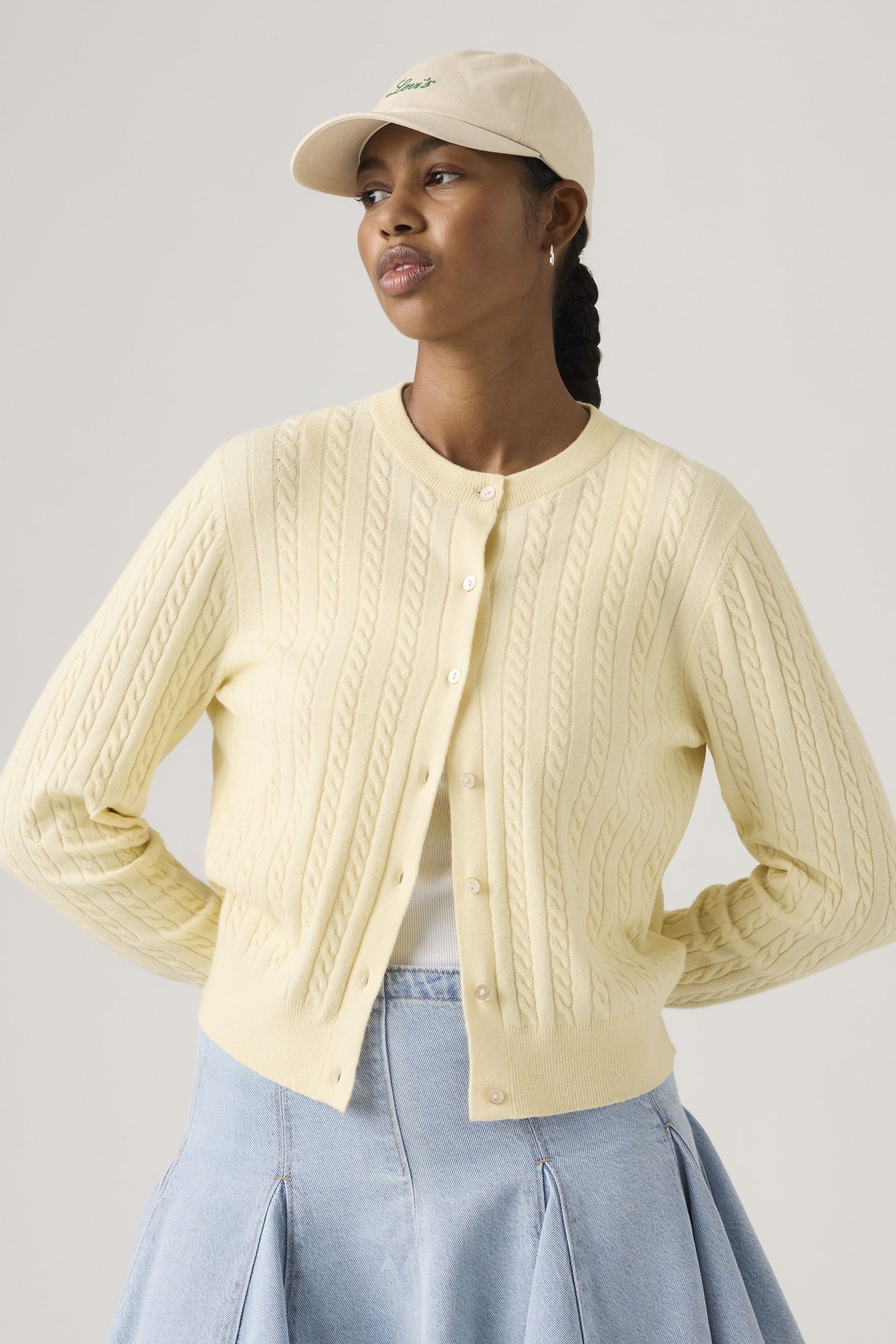 SUPERSOFT CREWNECK CARDIGAN 1
