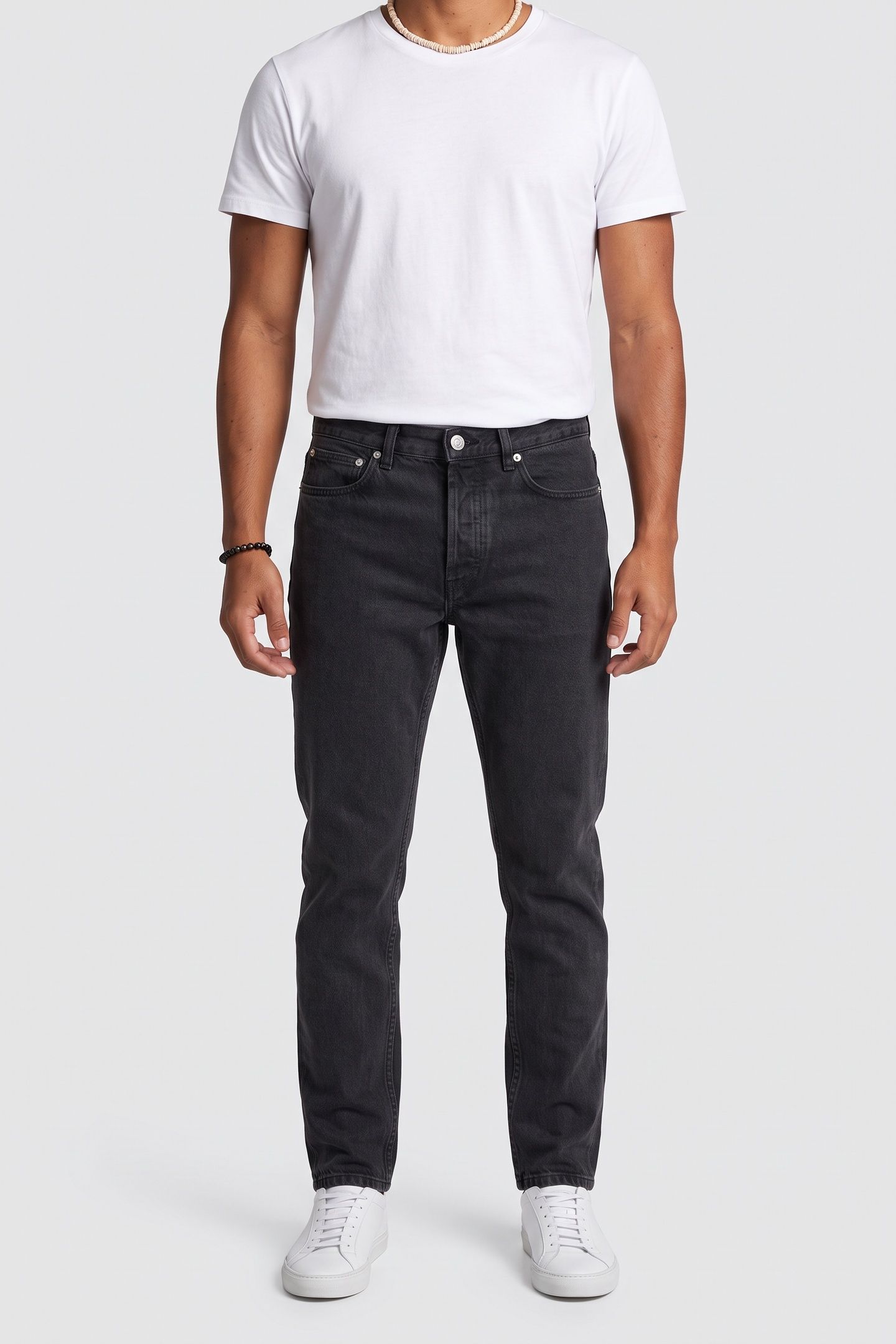 UNISEX JEANS SMALL NEW STANDARD WASHED BLACK 2