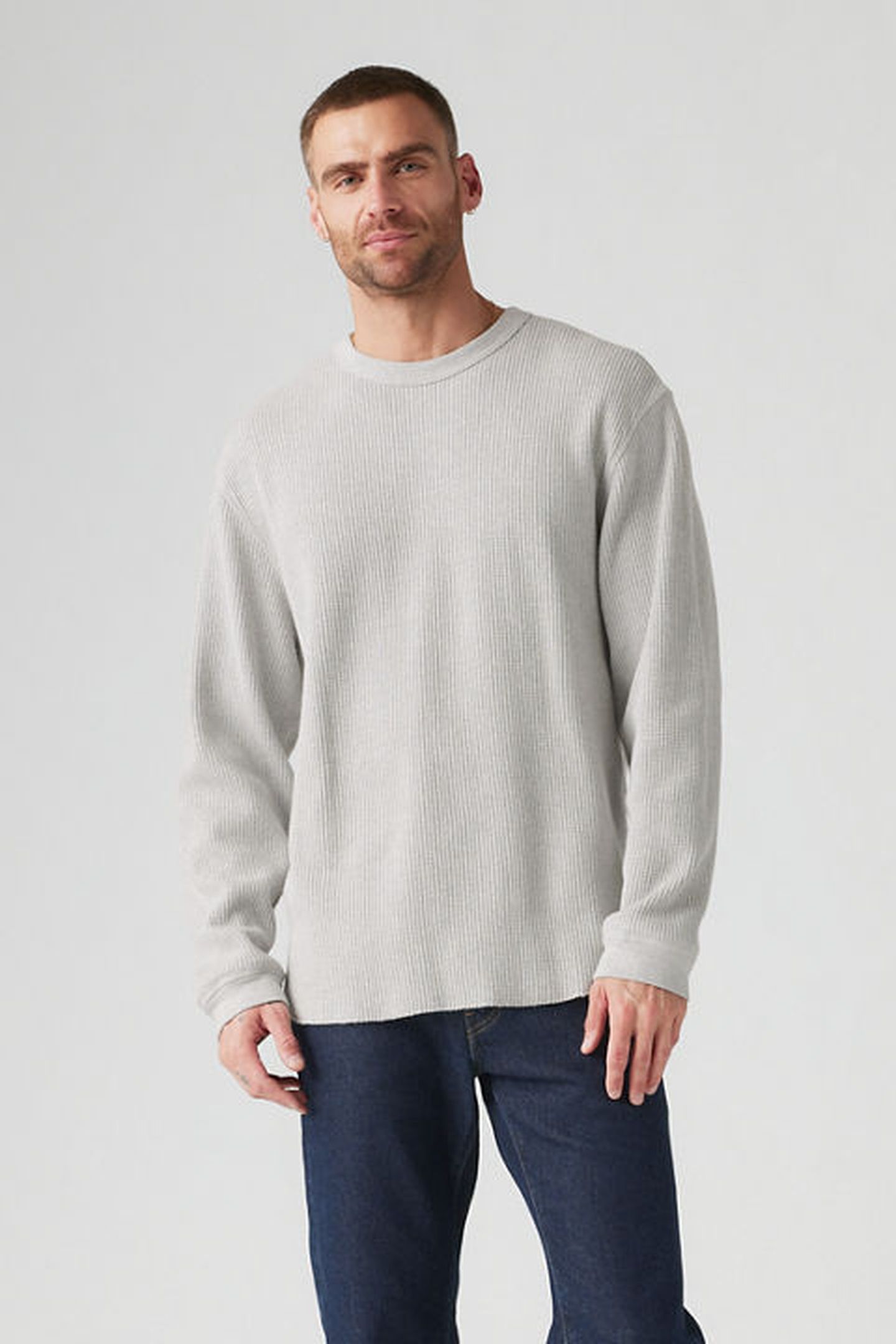 LONG-SLEEVE RELAXED THERMAL TEE 1