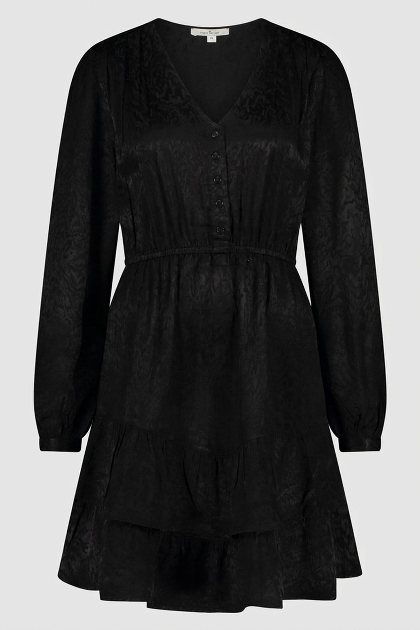 CASY DRESS REAL BLACK WAVY 5
