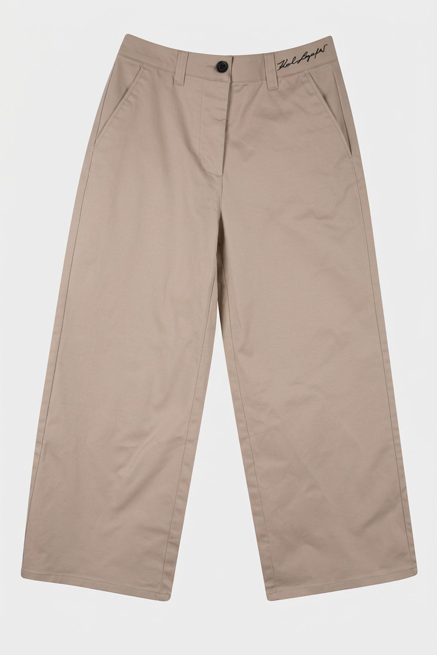 COTTON CROPPED CHINO PANTS WARM SAND 3