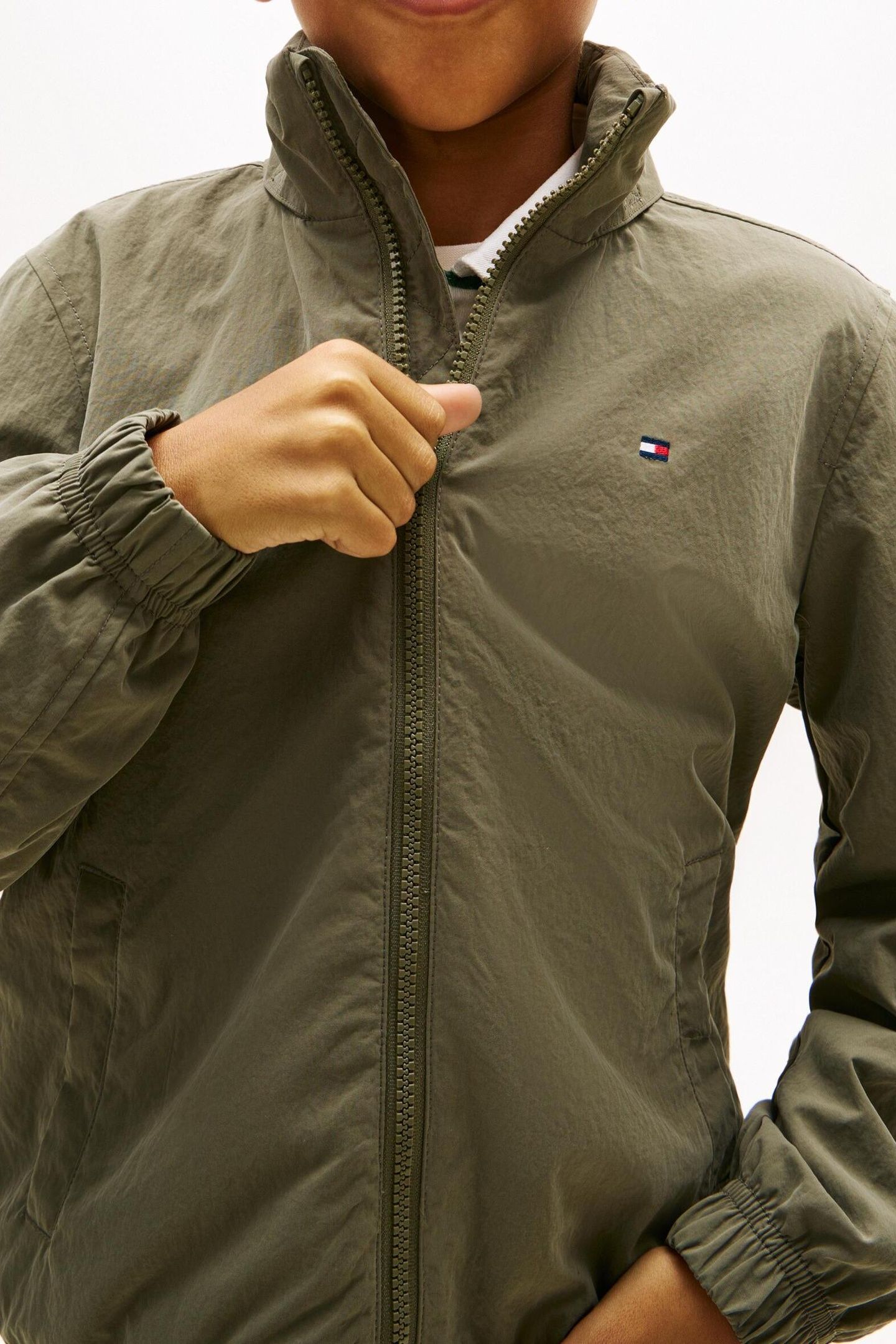 BOYS ESSENTIAL JACKET BATTLE GREEN 4