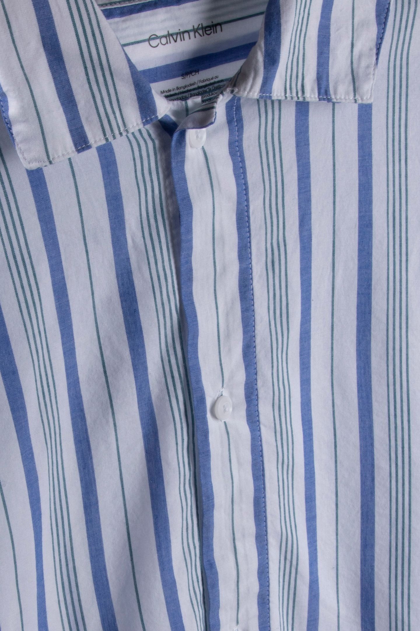POPLIN L/S BUTTON DOWN SET SWEET STRIPE/WHITE 4