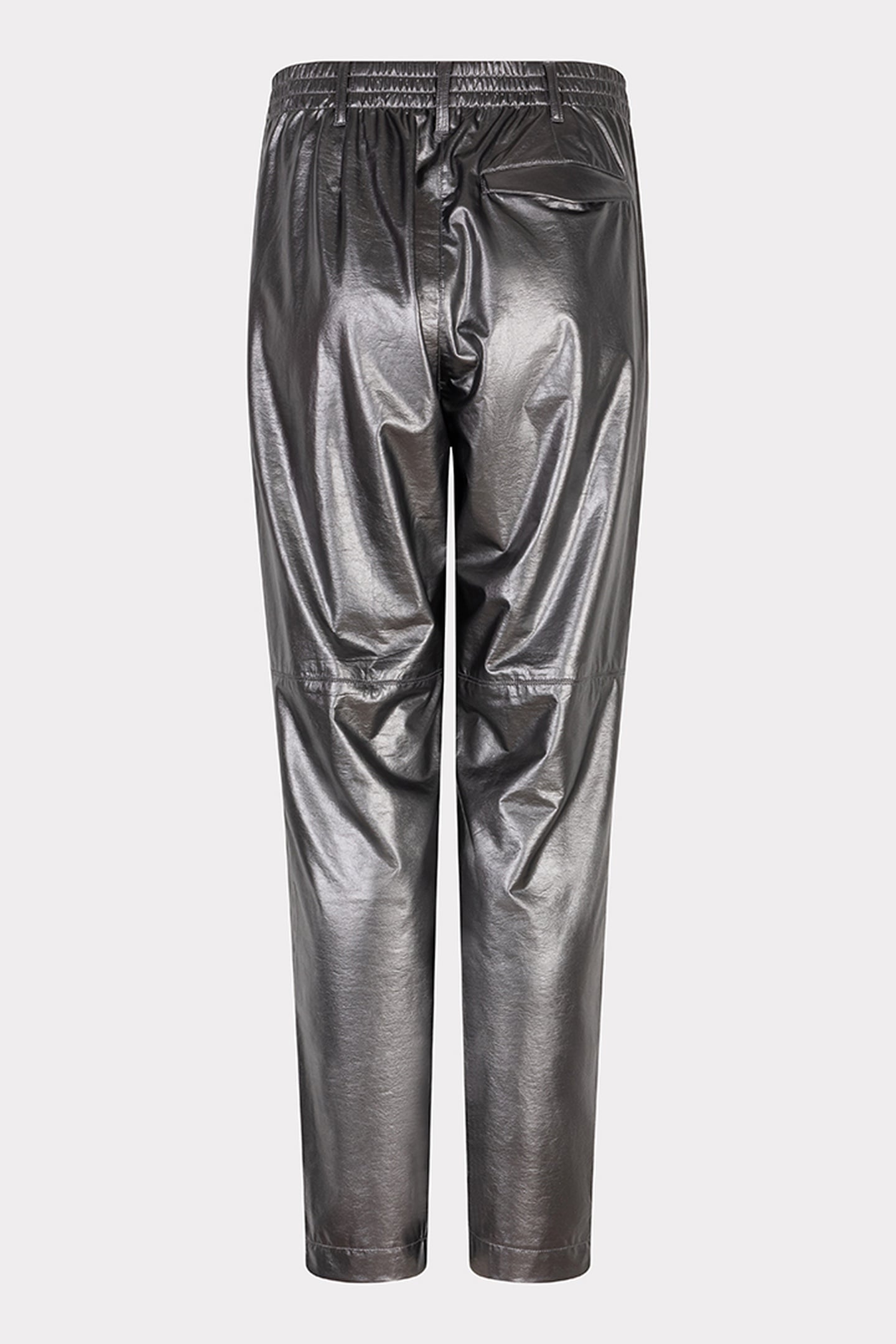 TROUSERS METALLIC PU GREY 3