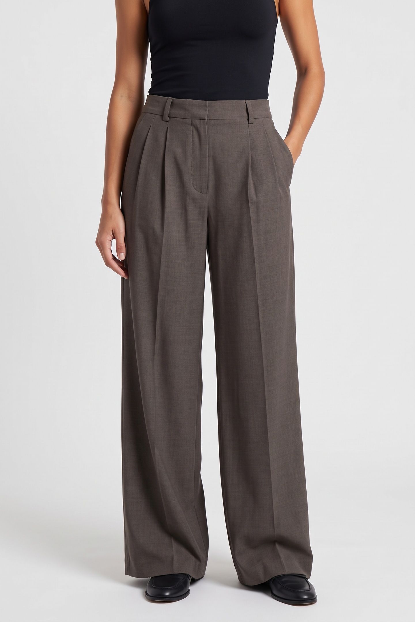 ODILLA PANT NIGHT MOKA 1