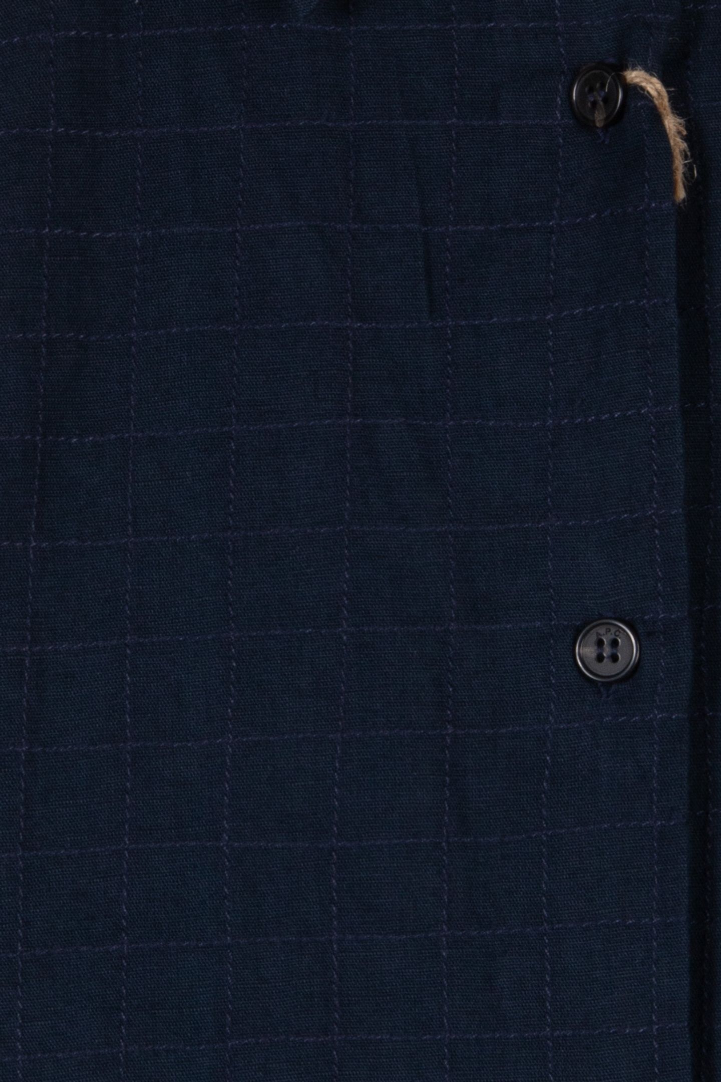 DRESS SHIRT PATCHWORK INDIGO 4