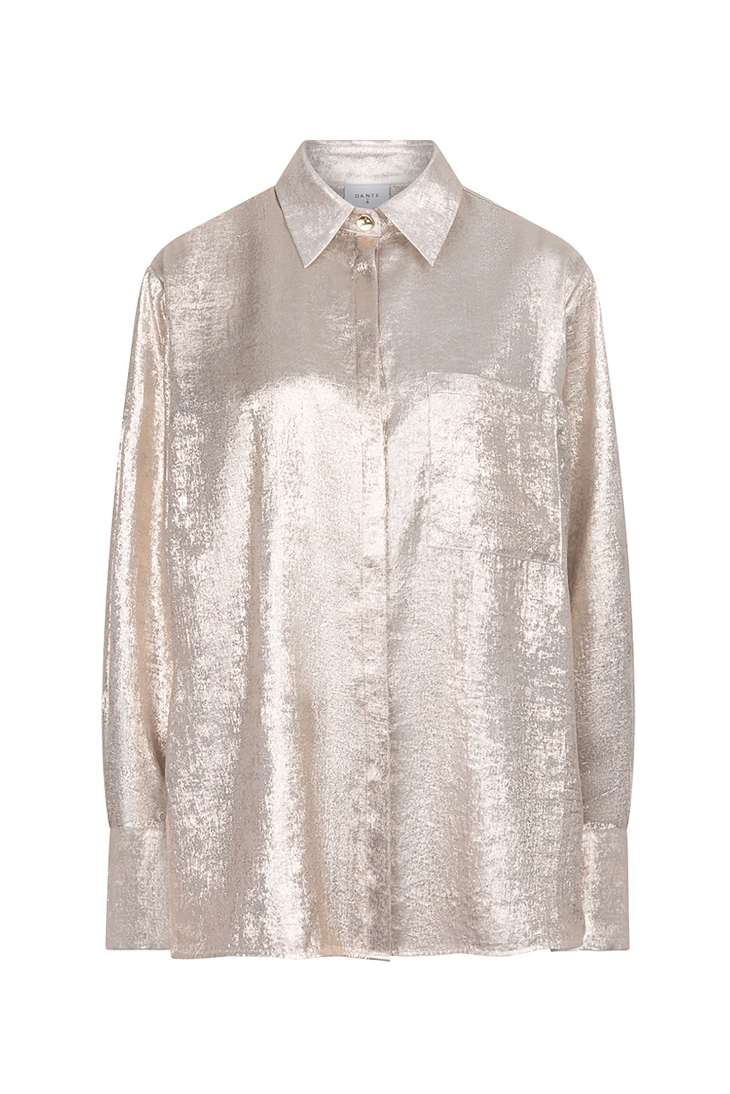 CATHIN METALLIC LONG SHIRT CHAMPAGNE 4