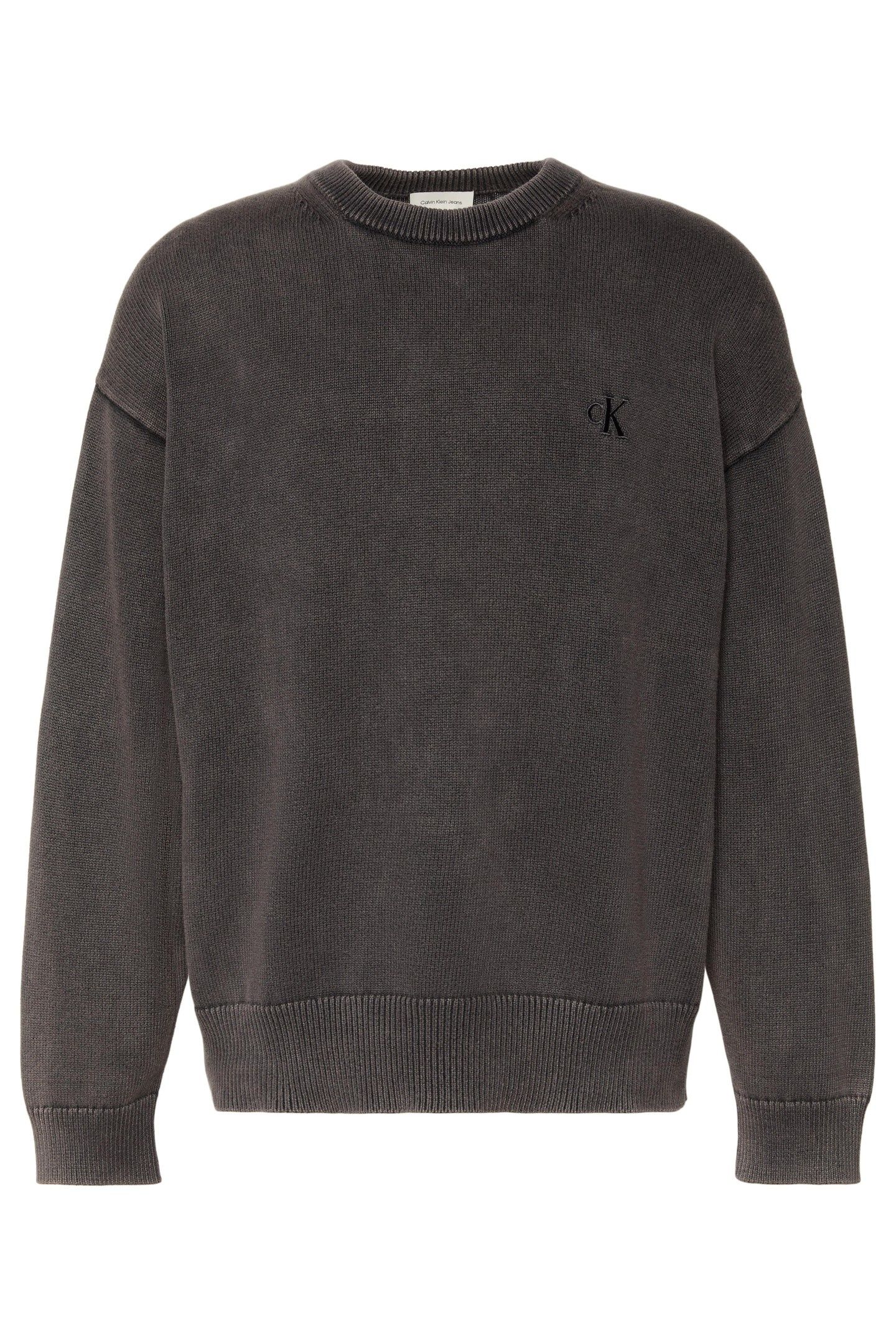 LS EASY COTTON CREWNECK BLACK 1