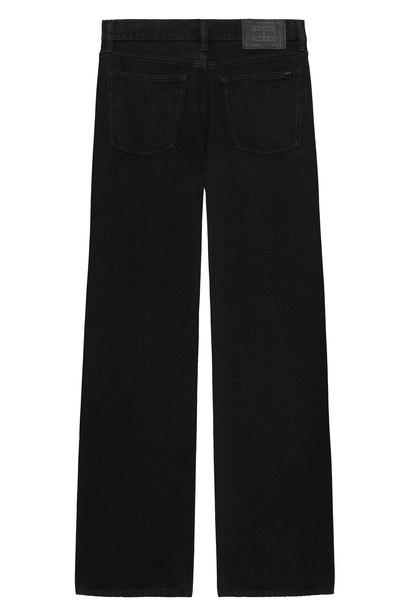 MID RISE LOOSE STRAIGHT DENIM BLACK 2