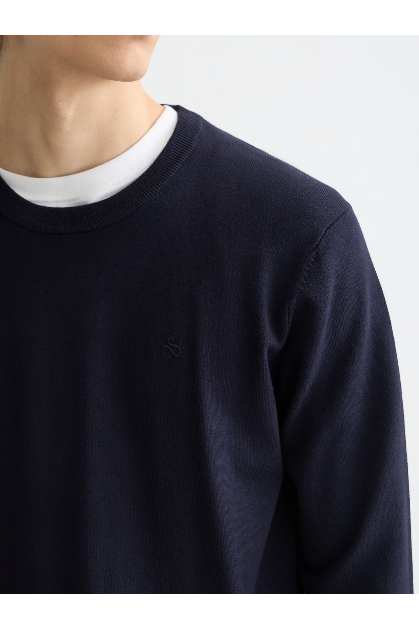 ECOVERO REGULAR-FIT PULLOVER NAVY 6