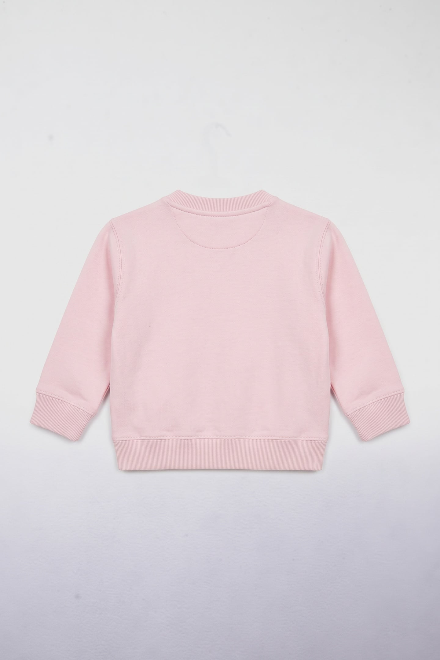 KIDS GIRLS SHIELD OVERSIZE CREW NECK SWEAT LIGHT PINK 3