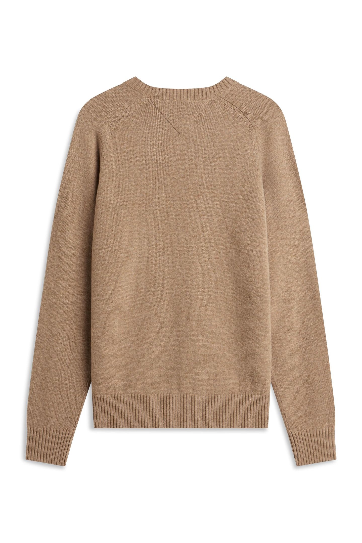 LAMBSWOOL CREW NECK SAFARI CANVAS HEATHER 2