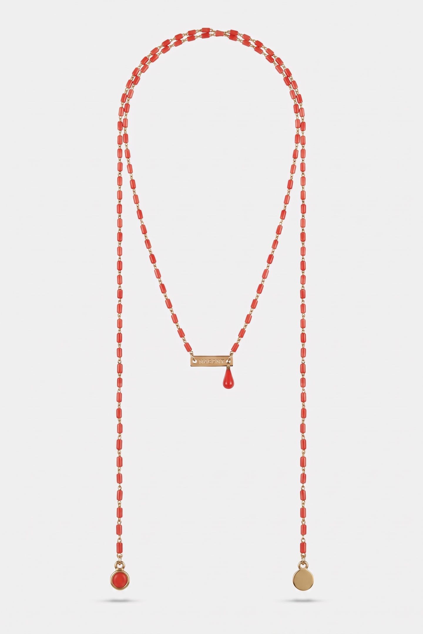 NECKLACE BIJOUX ORANGE 2