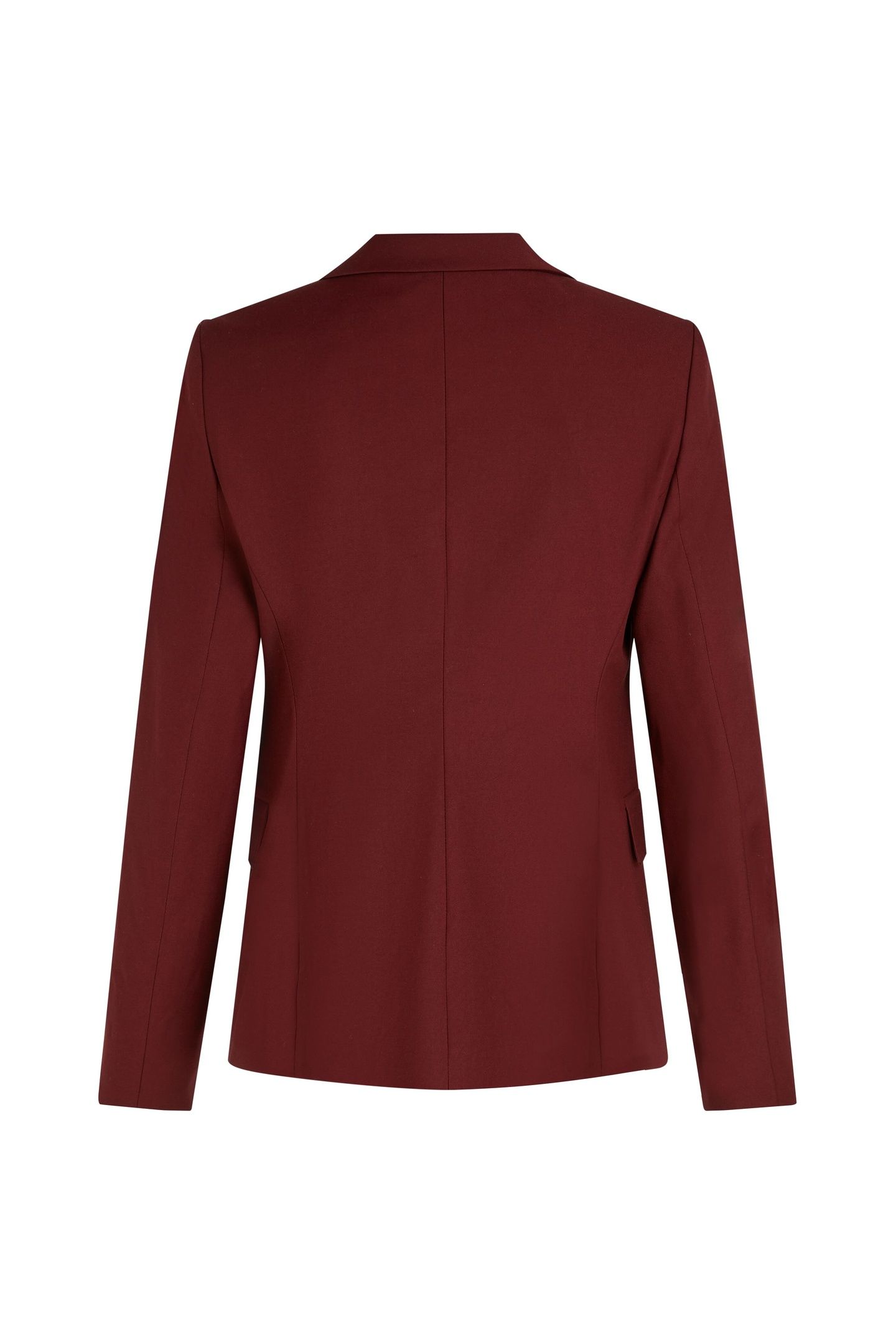 K BUTTON FITTED BLAZER TAWNY PORT 2