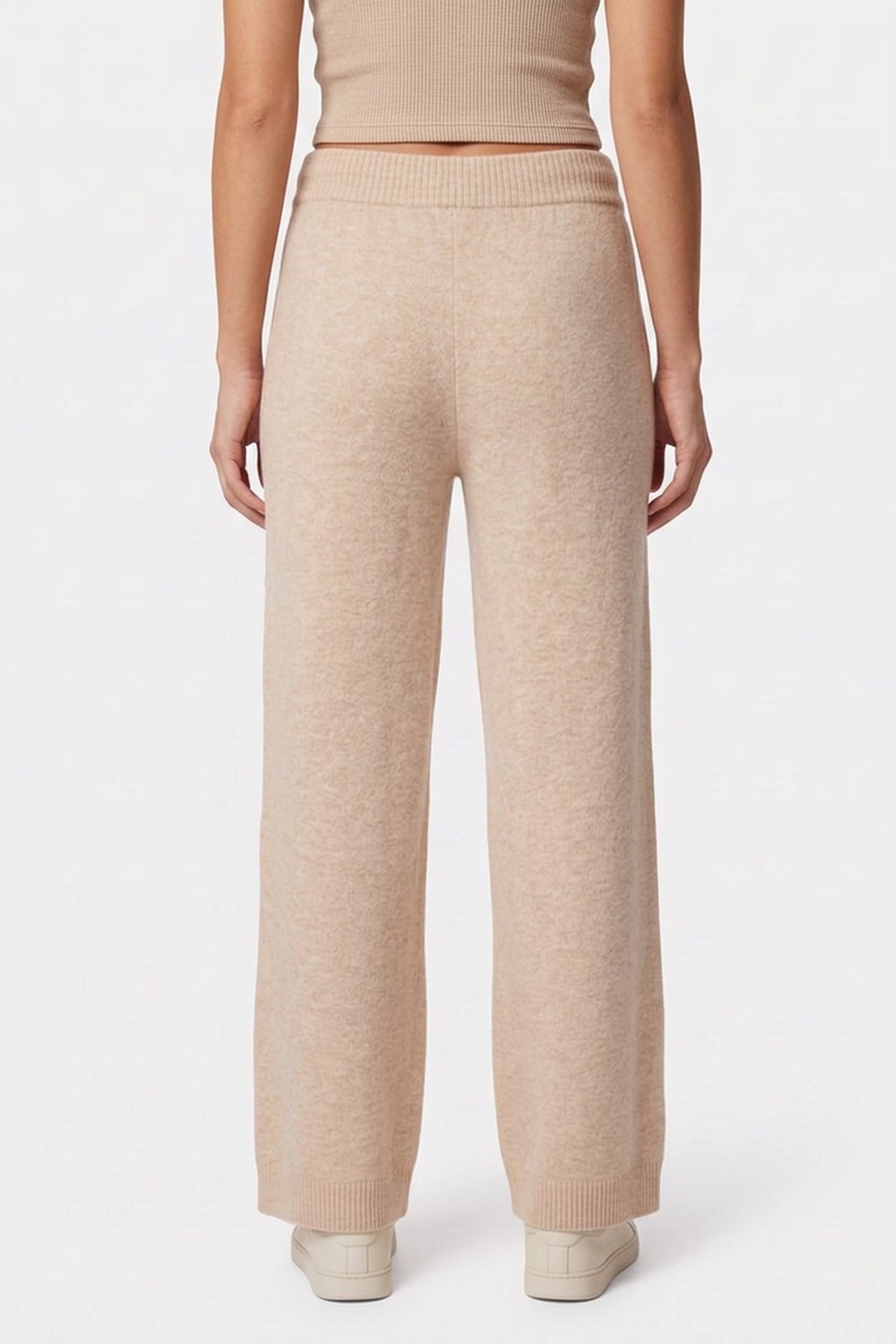 KNIT PANTS HEATHERED OAT 2