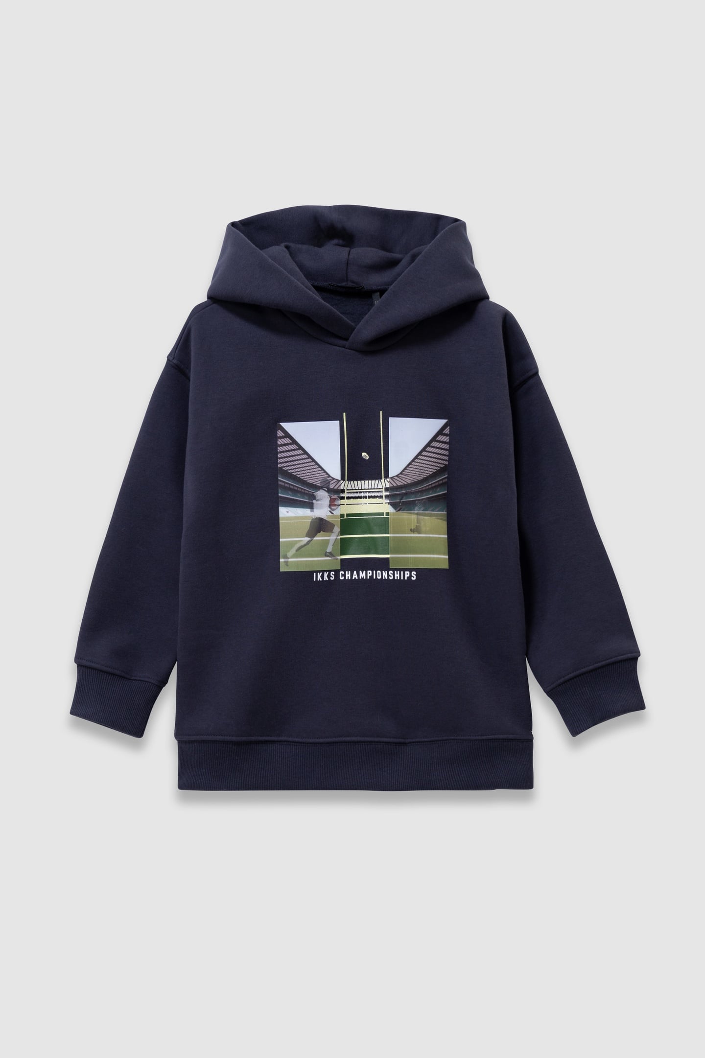 BOYS’ NAVY HOODIE WITH LENTICULAR IMAGE 1