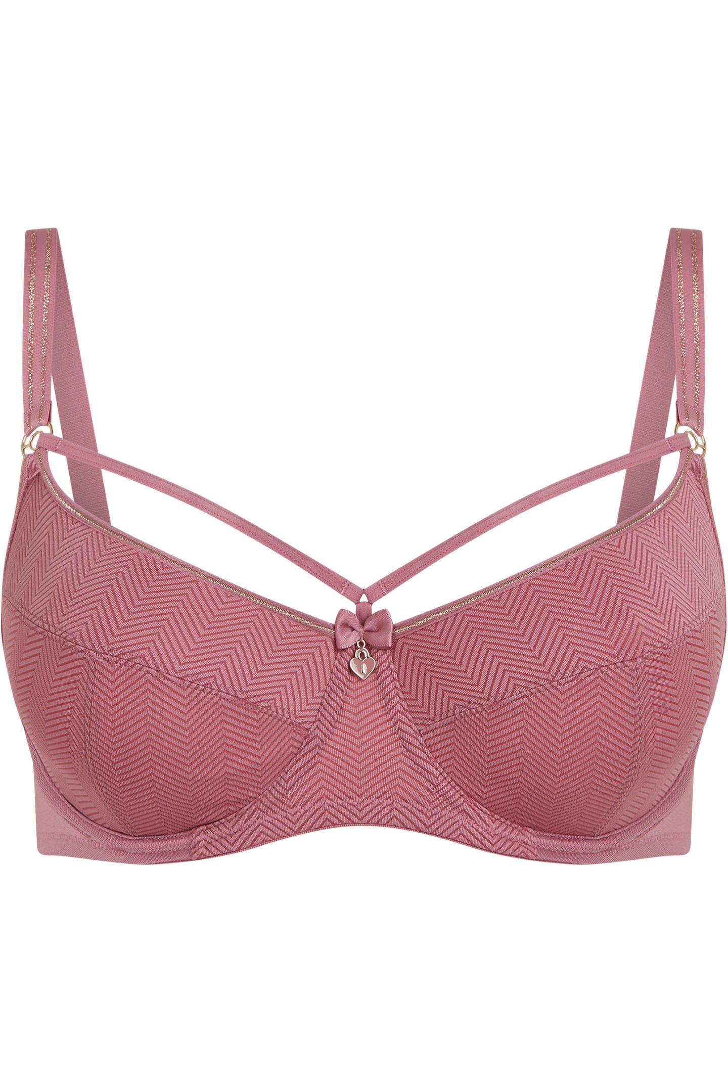 SPACE ODYSSEY ROSE AND GOLD BALCONY BRA 3