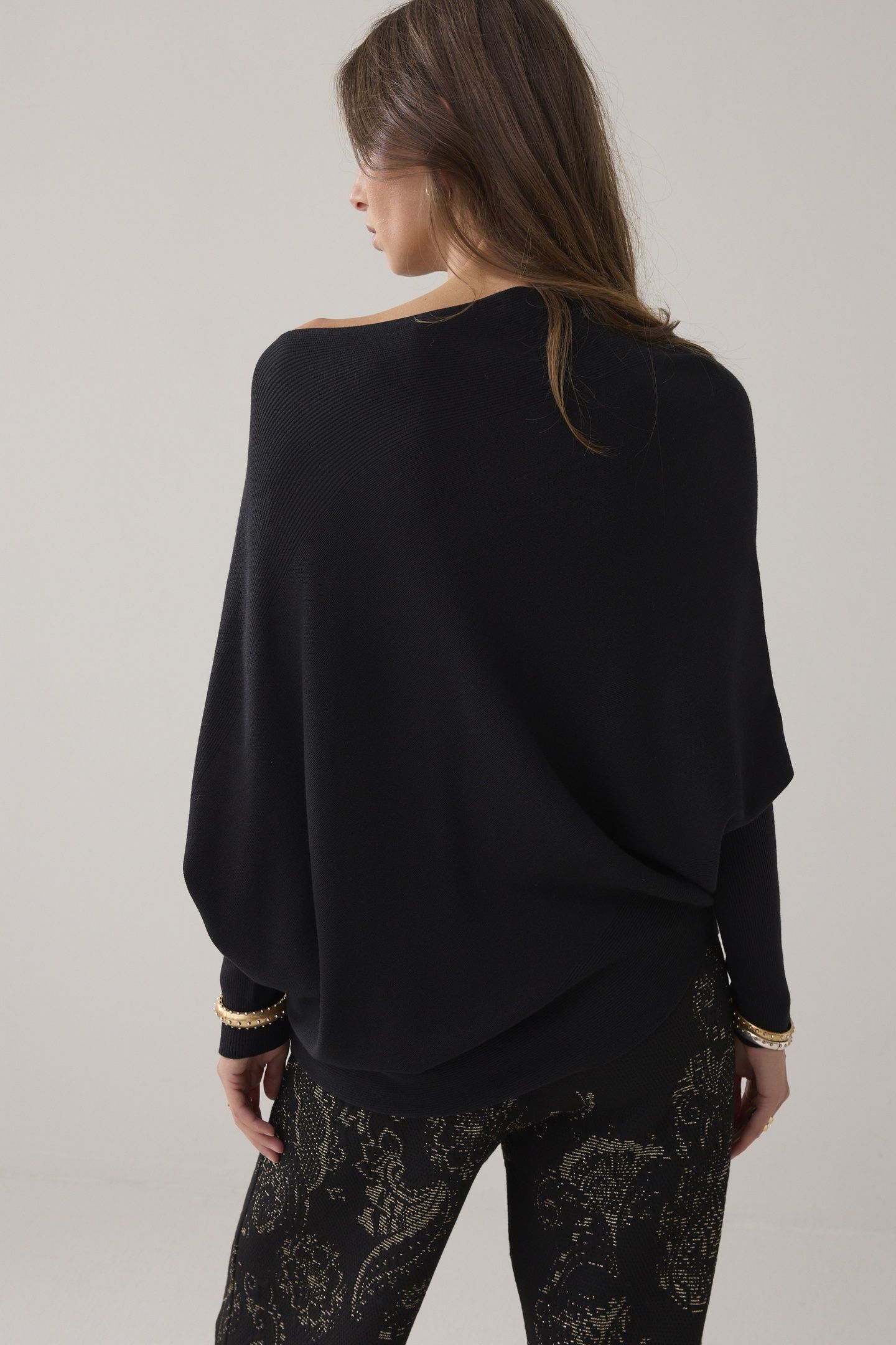 SWEATER VISCOSE BLEND KNIT BLACKS 2