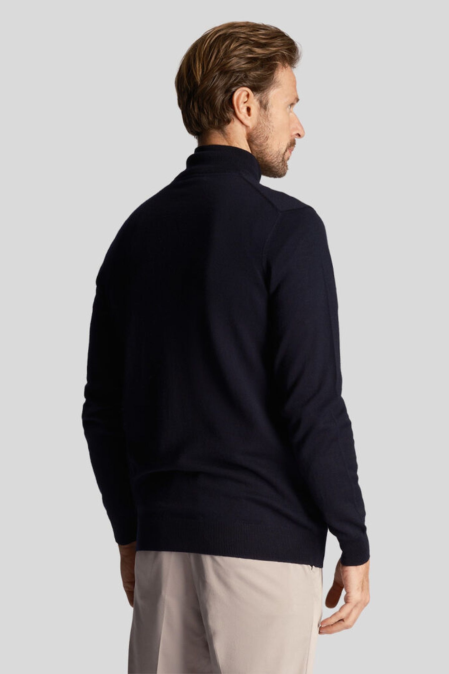 GOLF CORE 1/4 ZIP MERINO MIX DARK NAVY 2