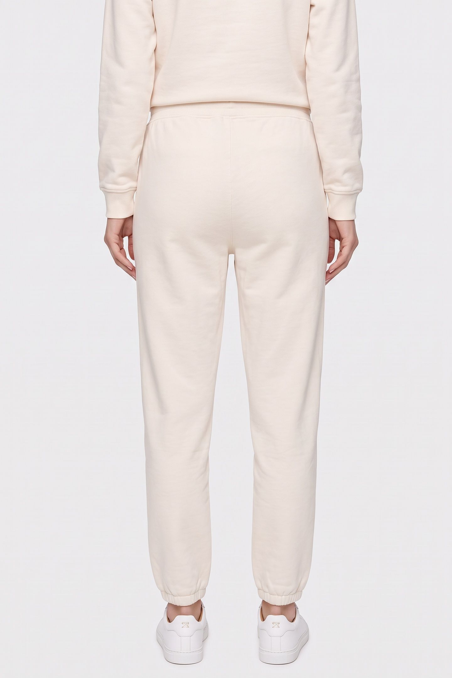 CORE FLATLOCK RELAXED JOGGER PANTS WHITE TRADITIONAL 2