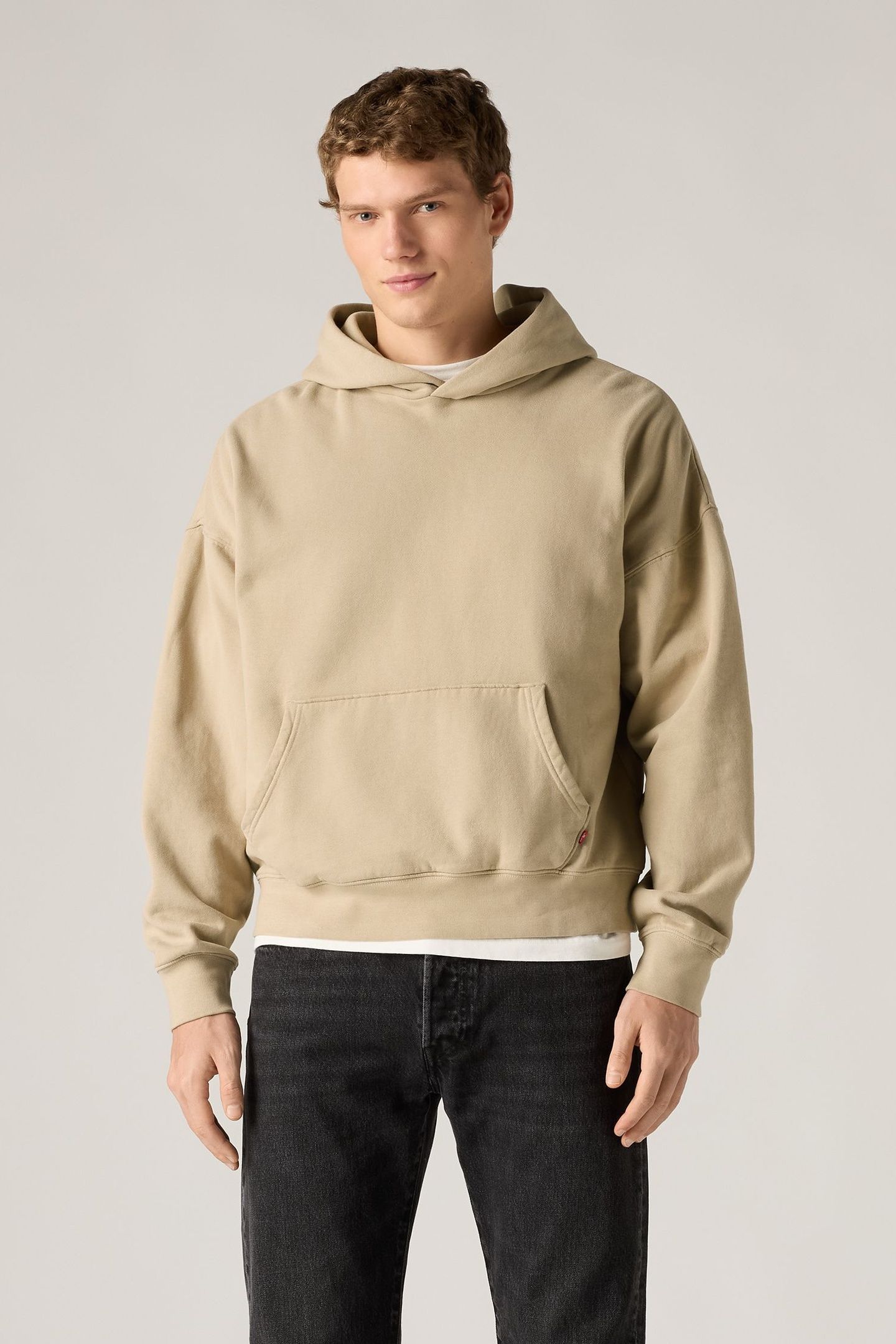 SOFT CROPPED HOODIE WHITE PEPPER WHITE P 2
