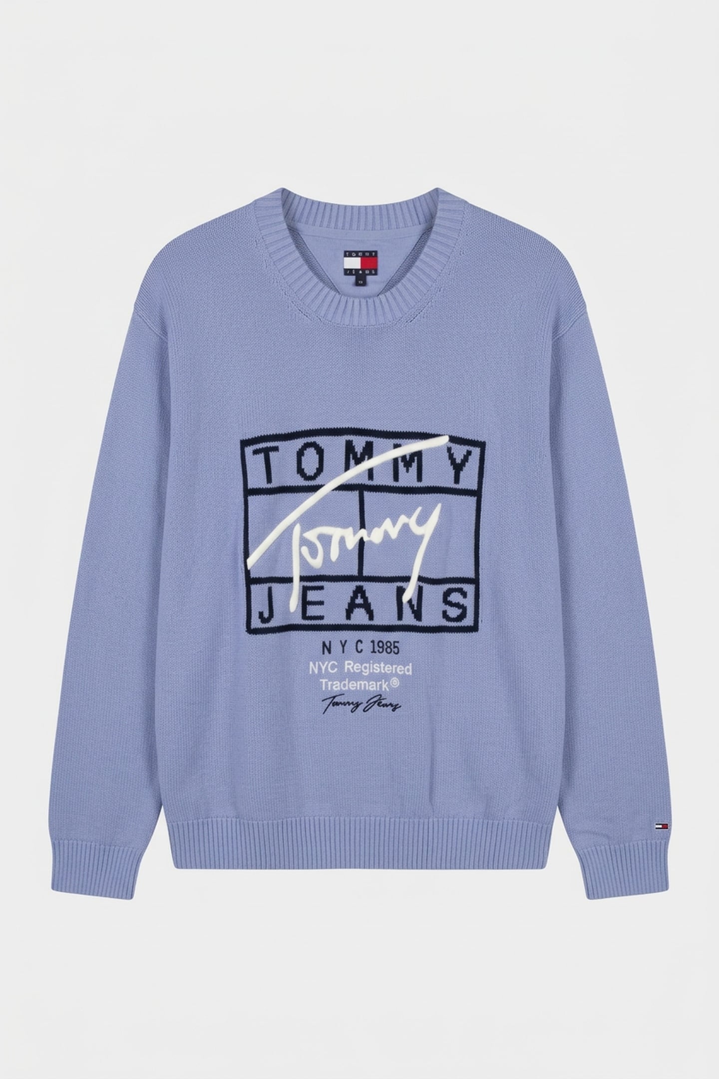 TJM REG SIGNATURE SWEATER NORDIC IRIS 3