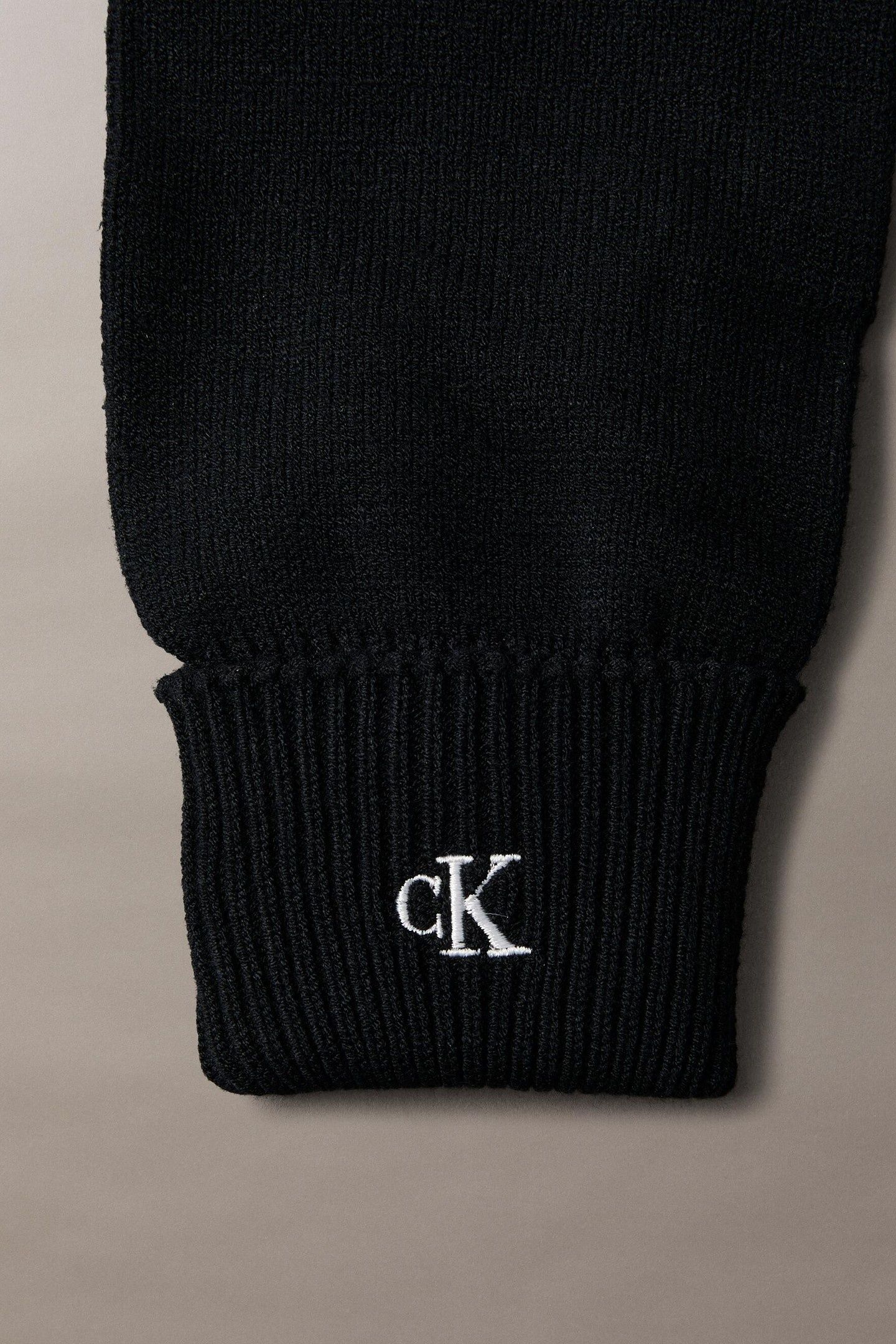 CK FINE RIB GLOVES BLACK 4