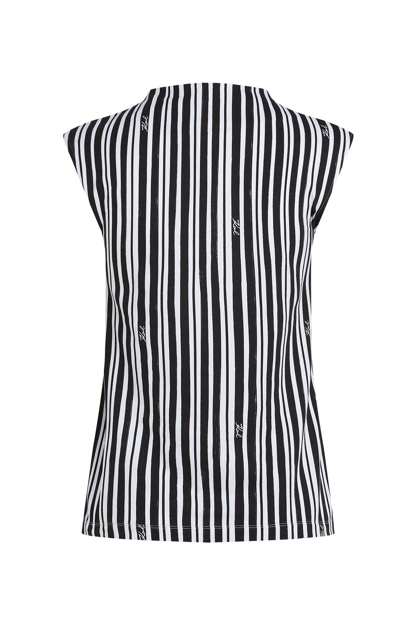 STRIPED FEMININE T-SHIRT BLACK STRIPES 5