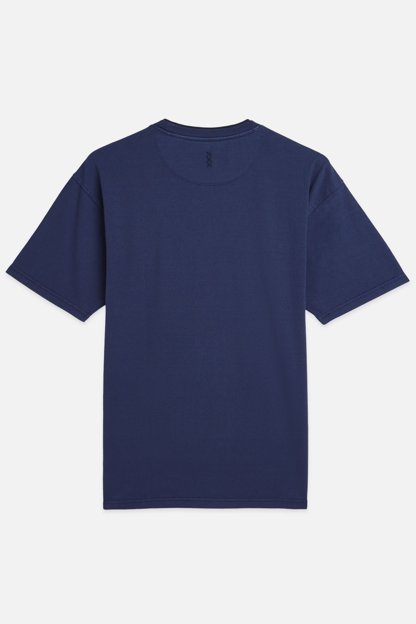 3 CROSSES GARMENTDYED RELAXEDFIT TSHIRT NAVY 2