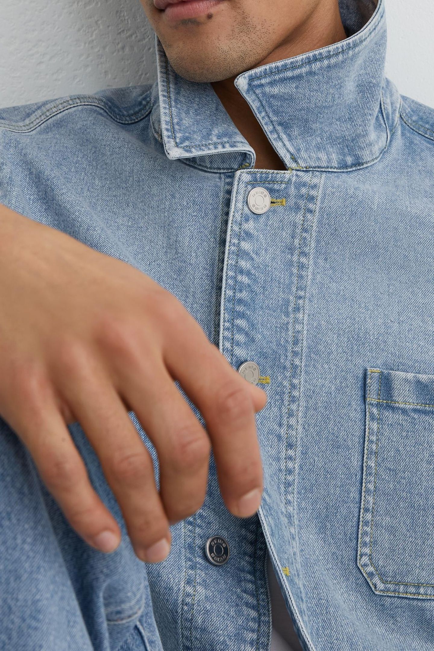 DENIM JACKET LIGHT BLUE WASH 7