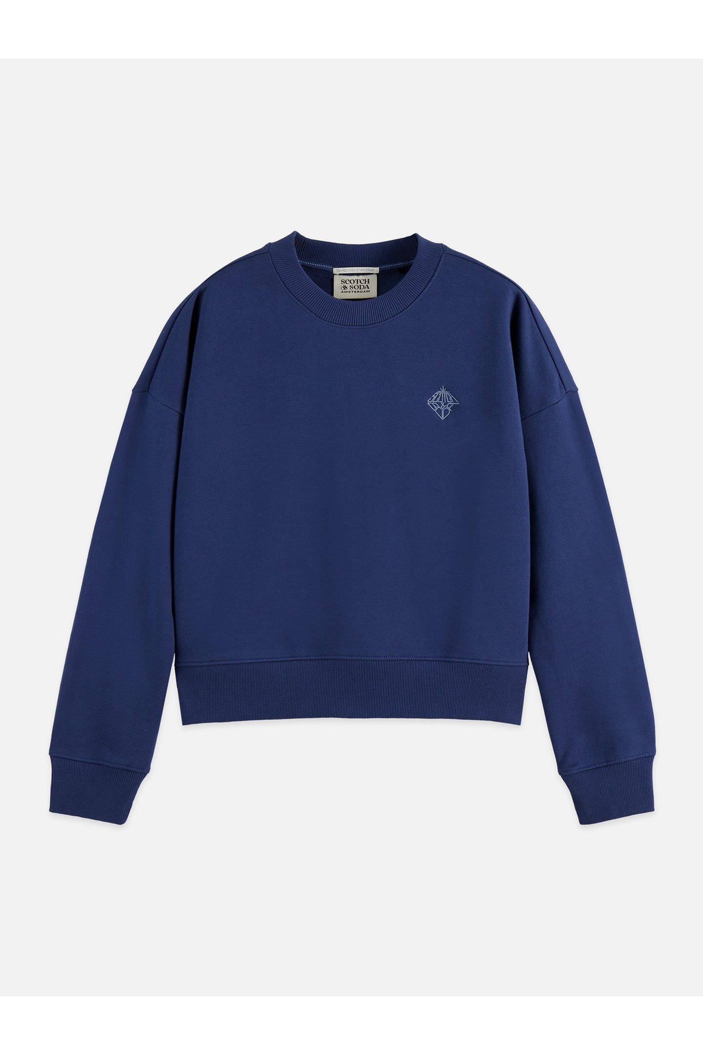 EMBROIDERED LOGO RELAXED FIT SWEATSHIRT OCEANA 4